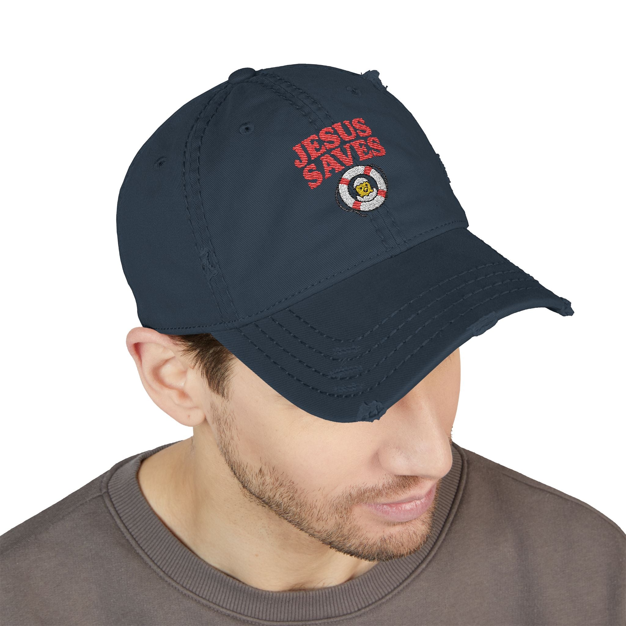 Jesus Saves – Casual Faith Hat for Dads