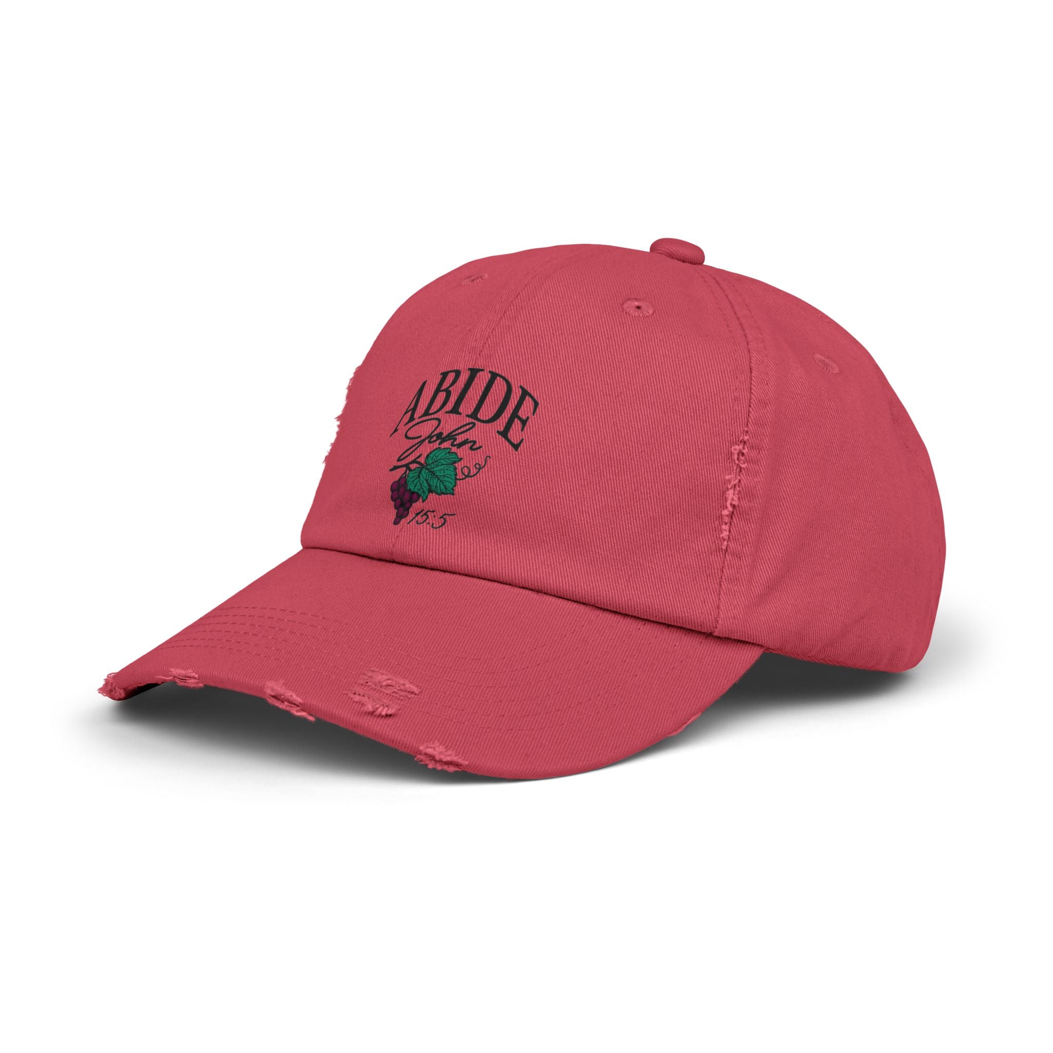 Abide Cap – John 15:5 Embroidered Christian Hat