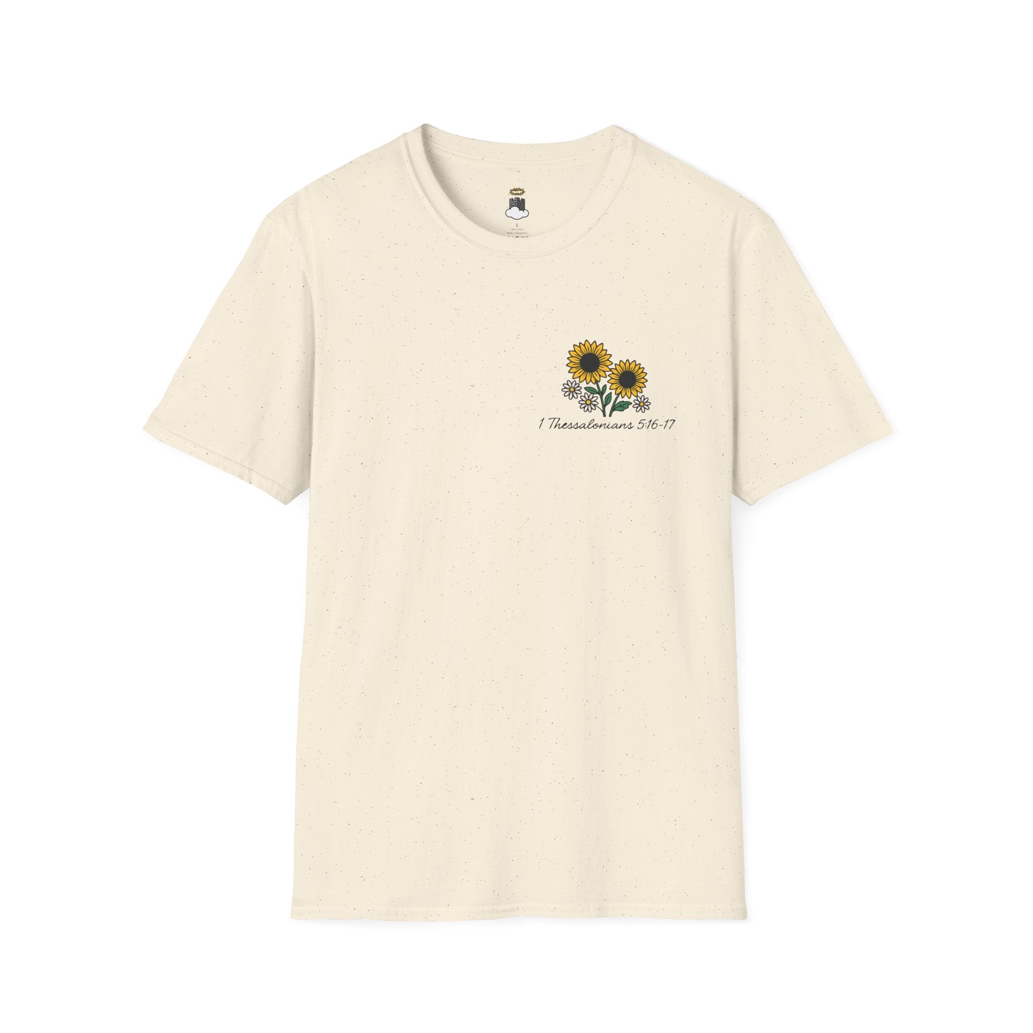 Sunflower Blessings – Rejoice & Pray Christian Tee