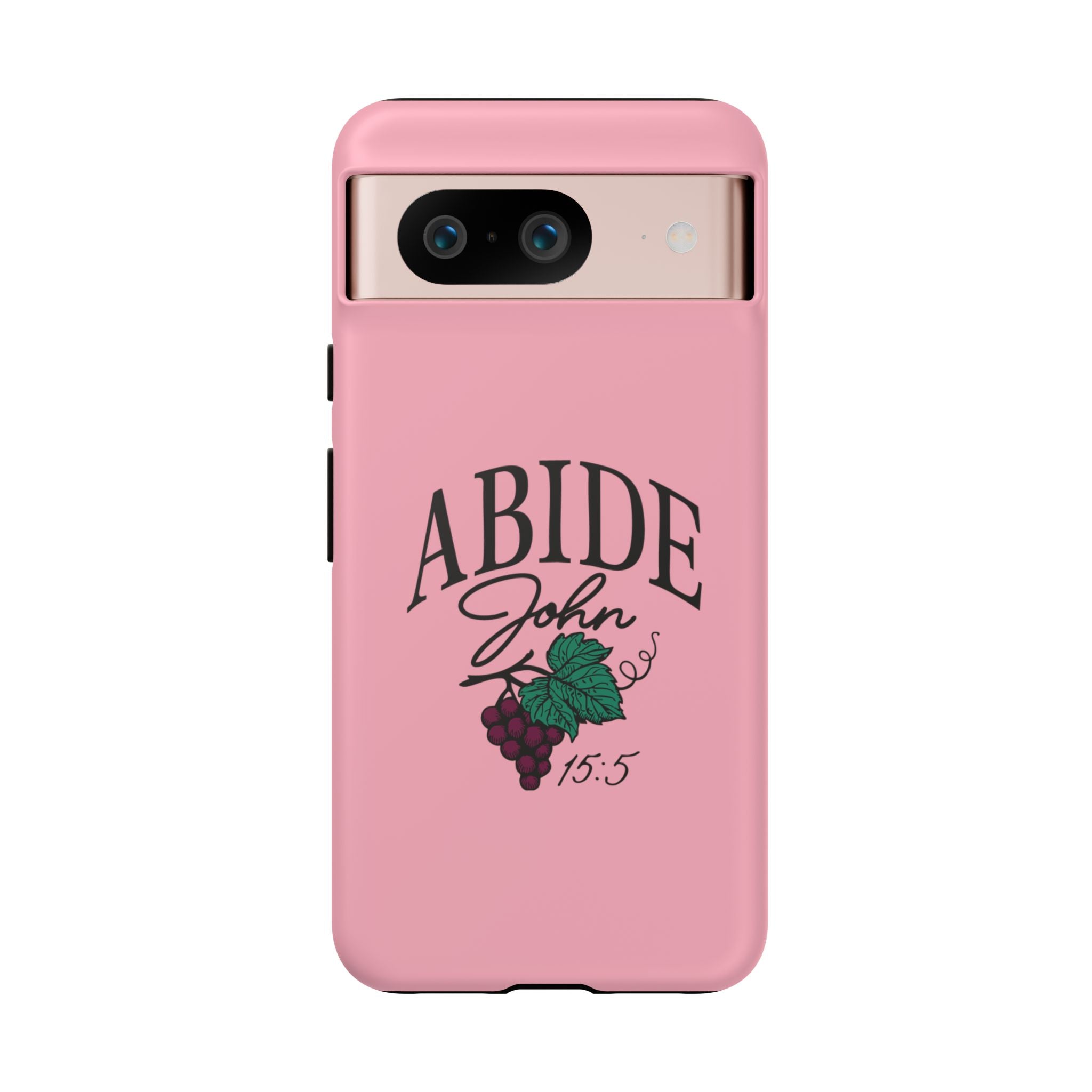 Abide Phone Case – John 15:5 Christian Tough Cover