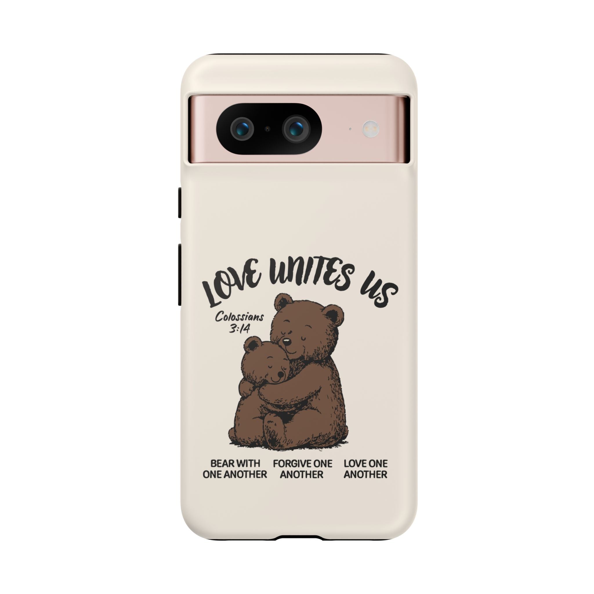 Love Unites Us Phone Case – Colossians 3:14 Scripture