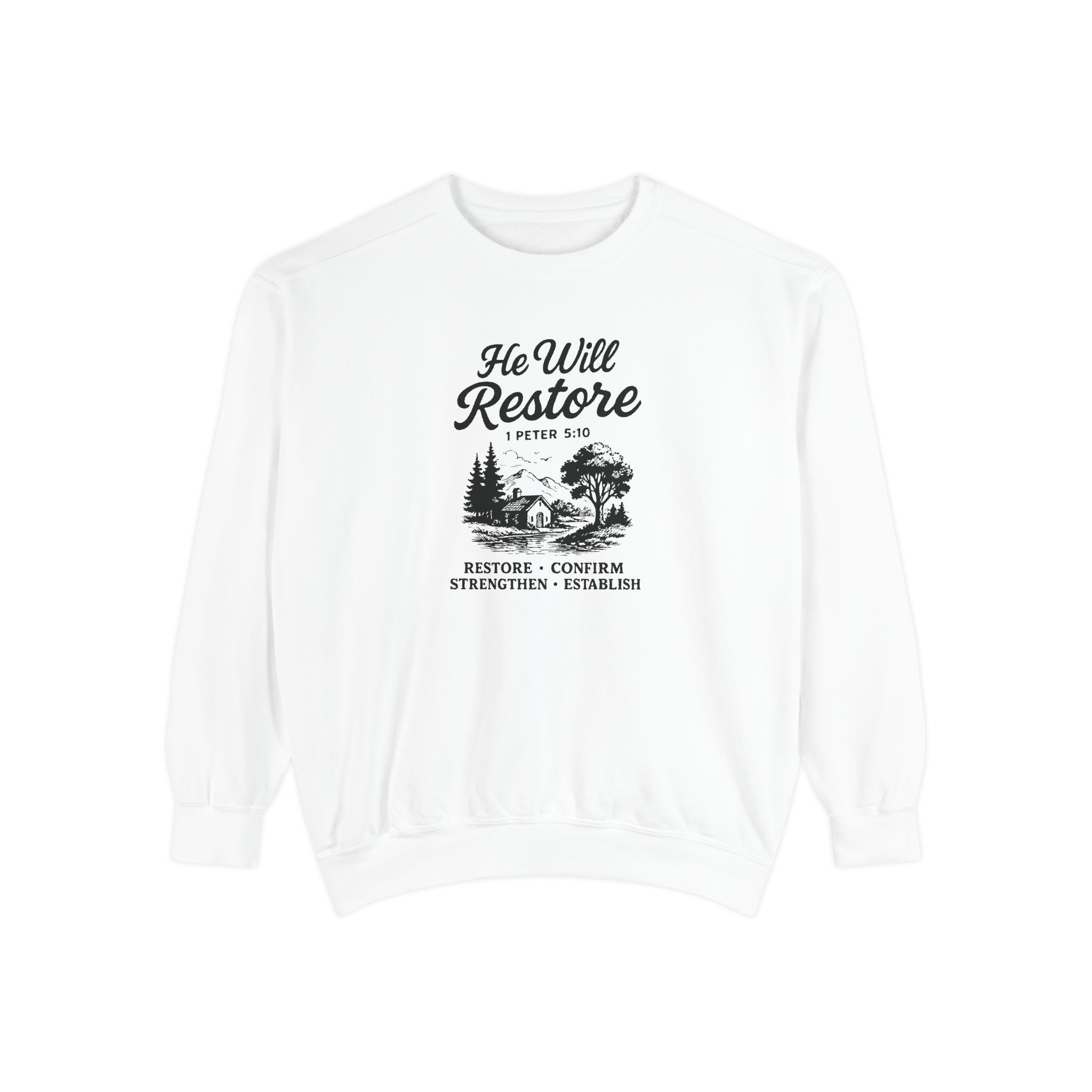 He Will Restore – Inspirational Christian Cozy Sweater