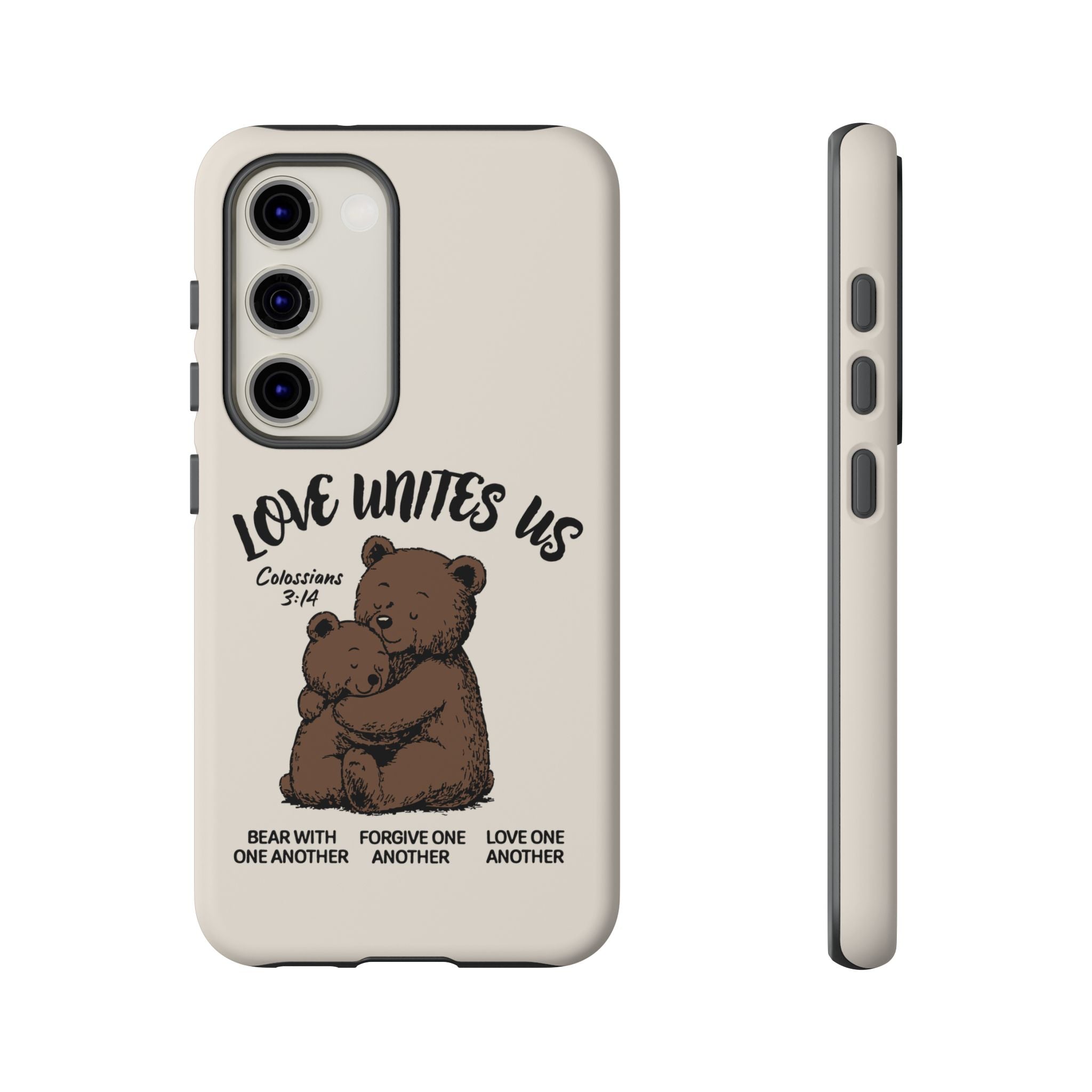 Love Unites Us Phone Case – Colossians 3:14 Scripture