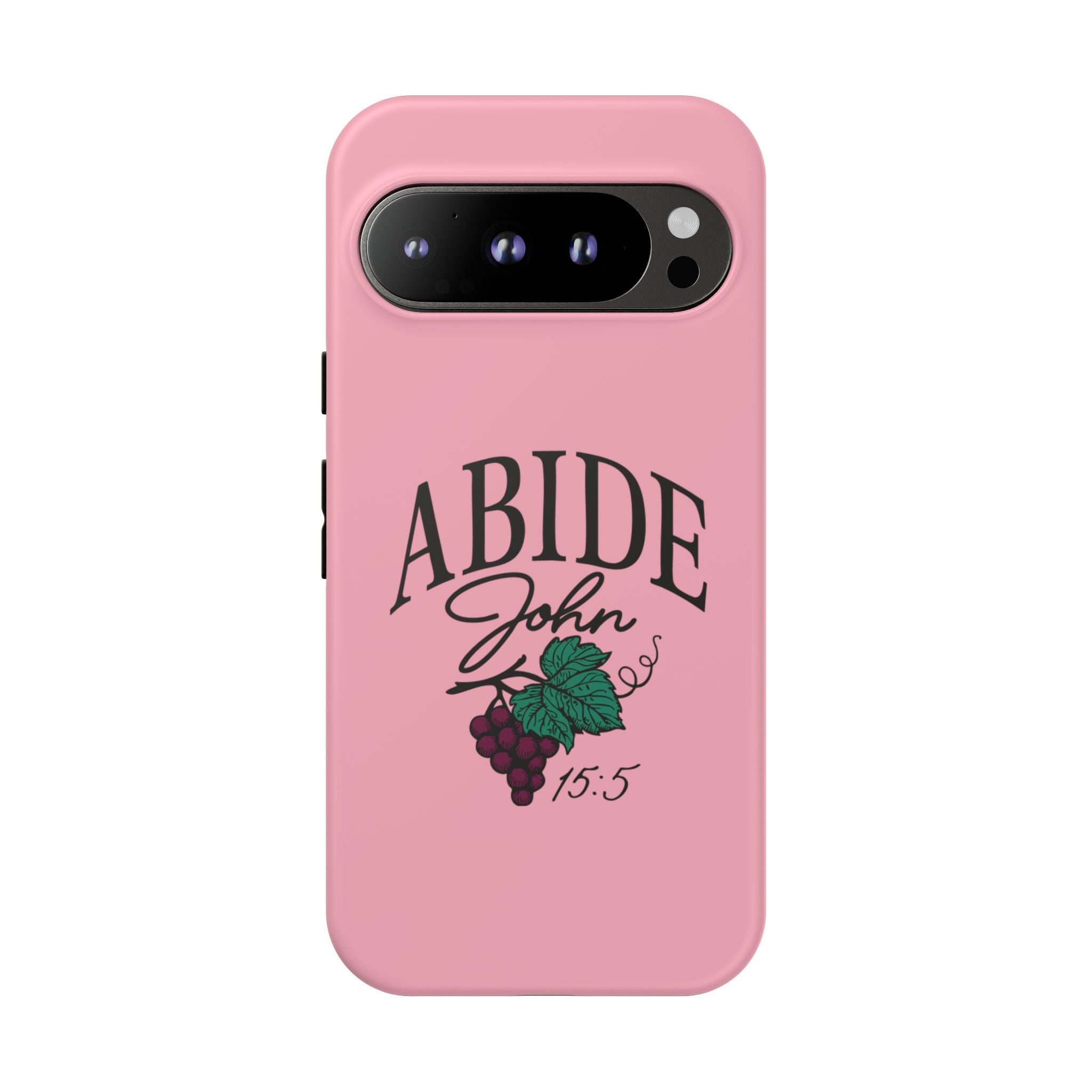 Abide Phone Case – John 15:5 Christian Tough Cover
