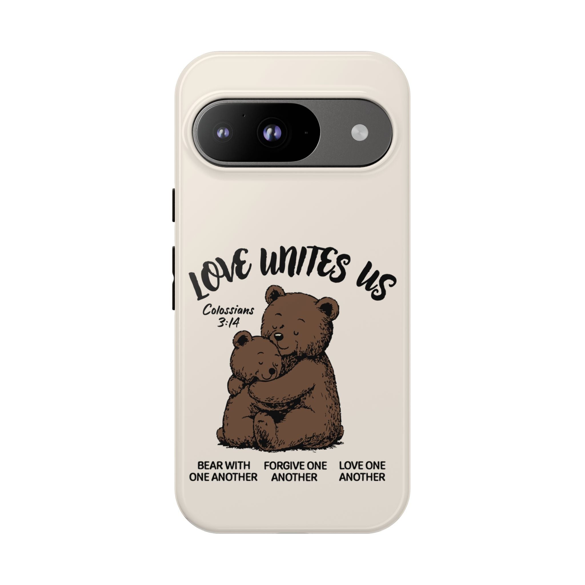 Love Unites Us Phone Case – Colossians 3:14 Scripture