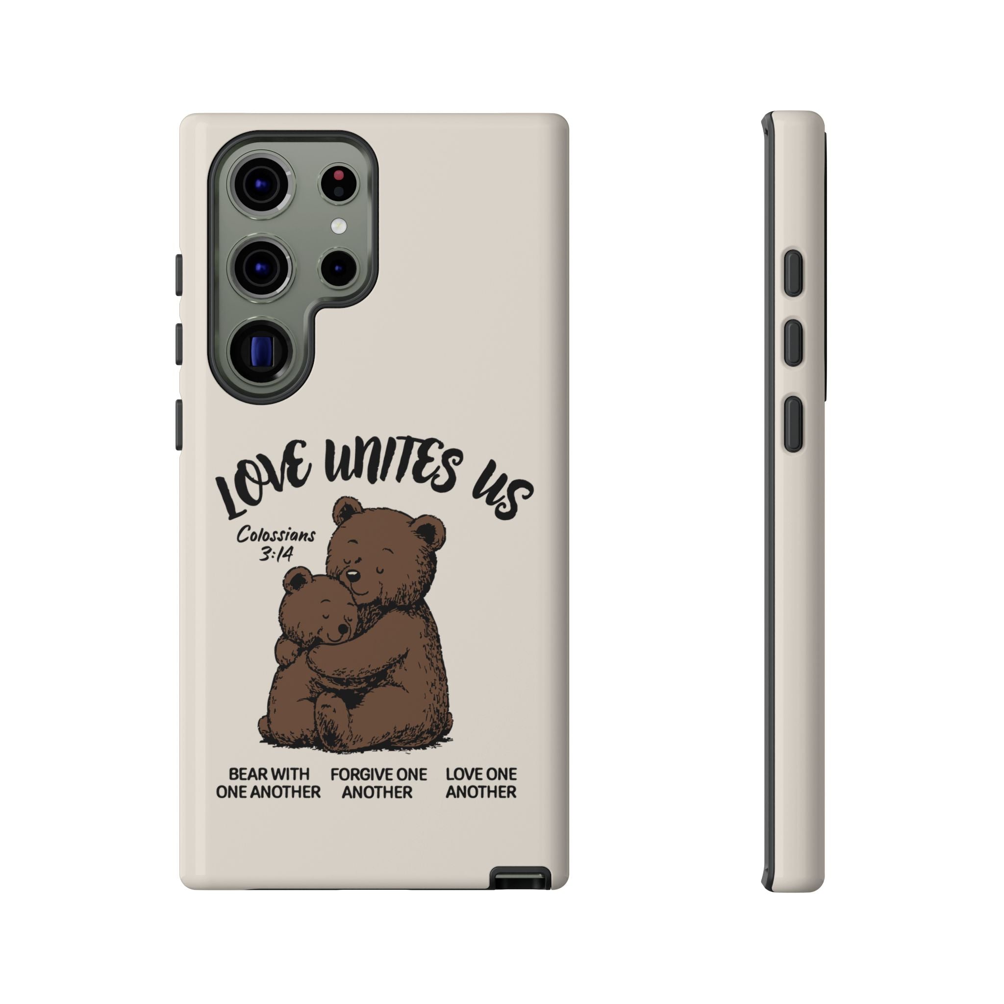 Love Unites Us Phone Case – Colossians 3:14 Scripture