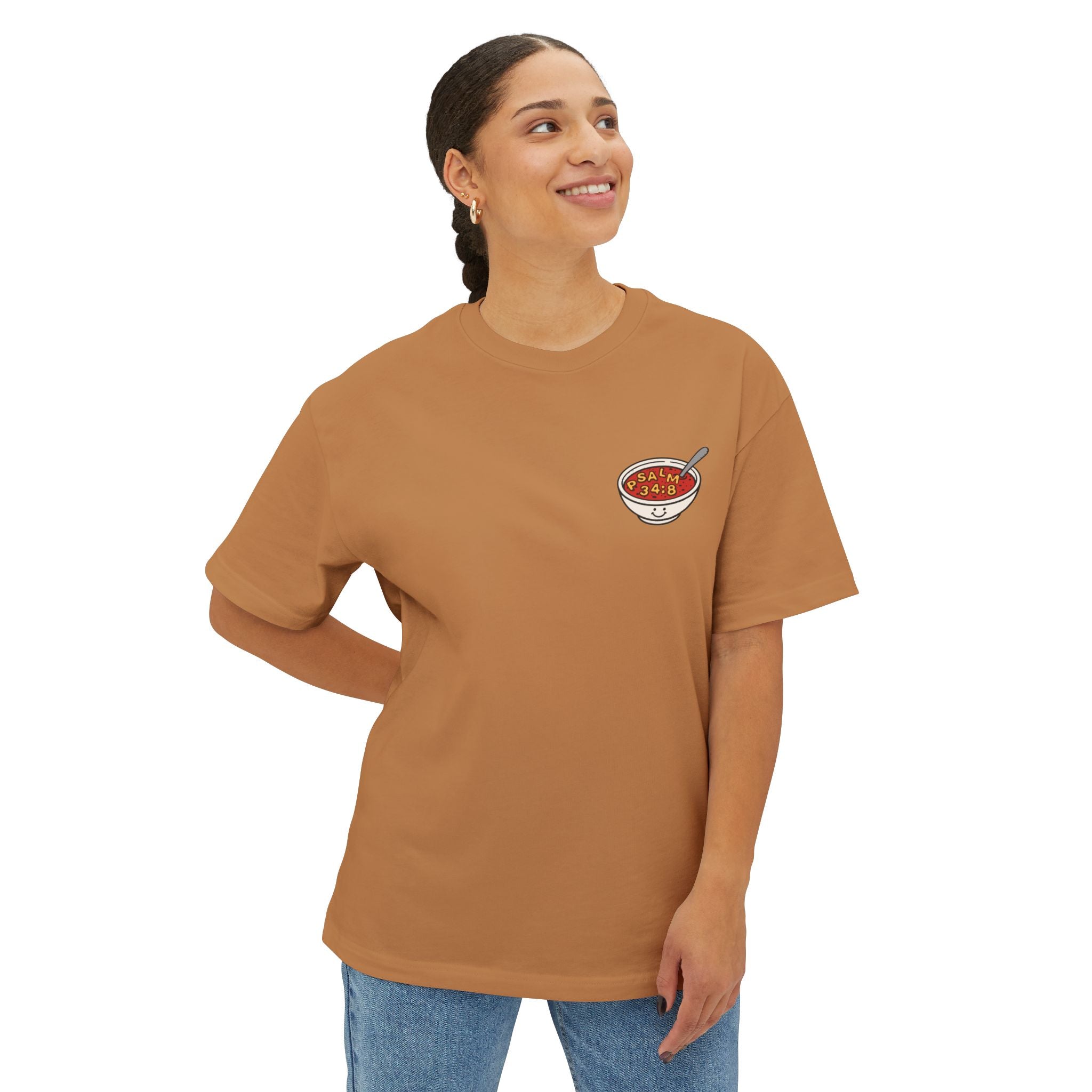 Taste and See – Psalm 34:8 Christian Oversized Tee