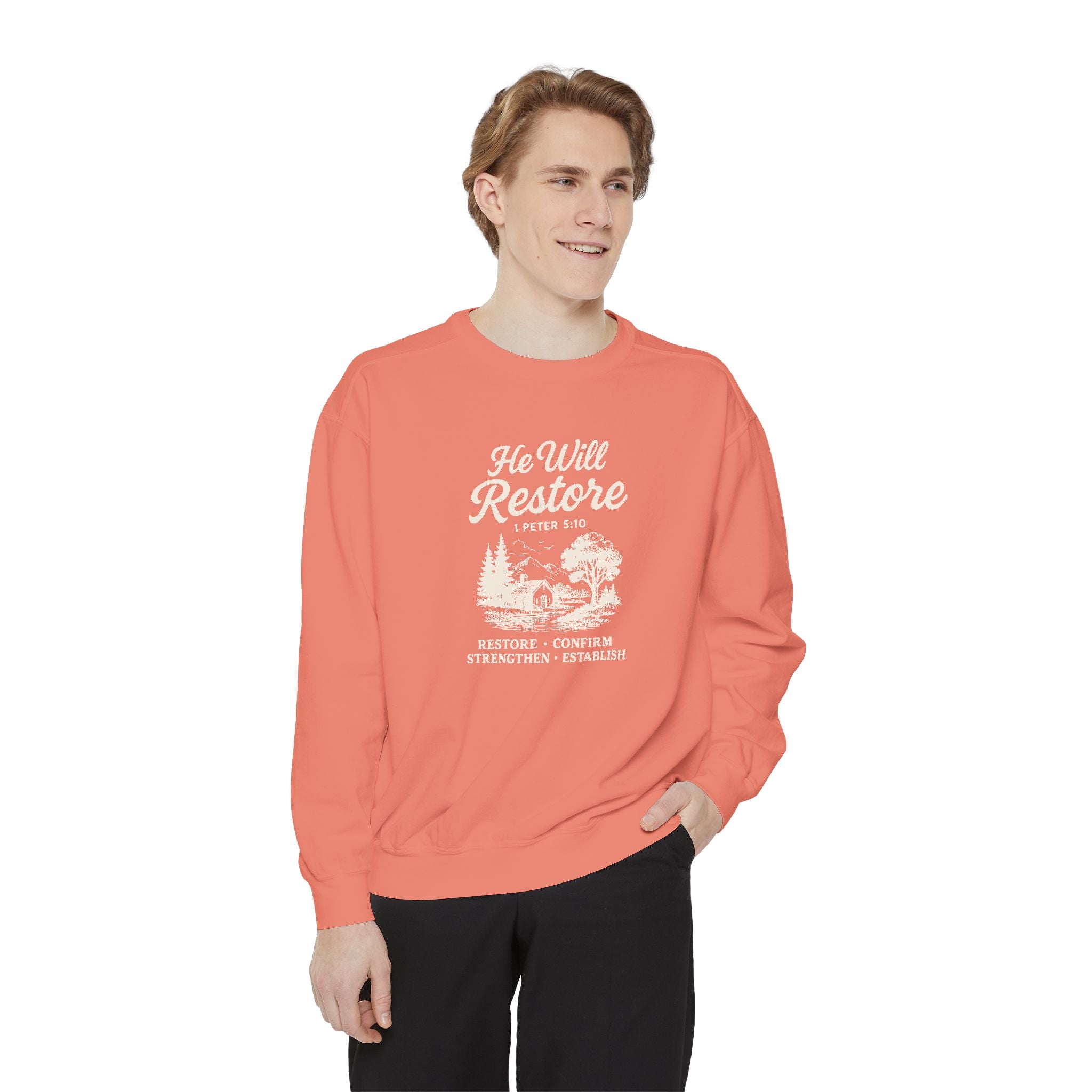 He Will Restore – Inspirational Christian Cozy Sweater