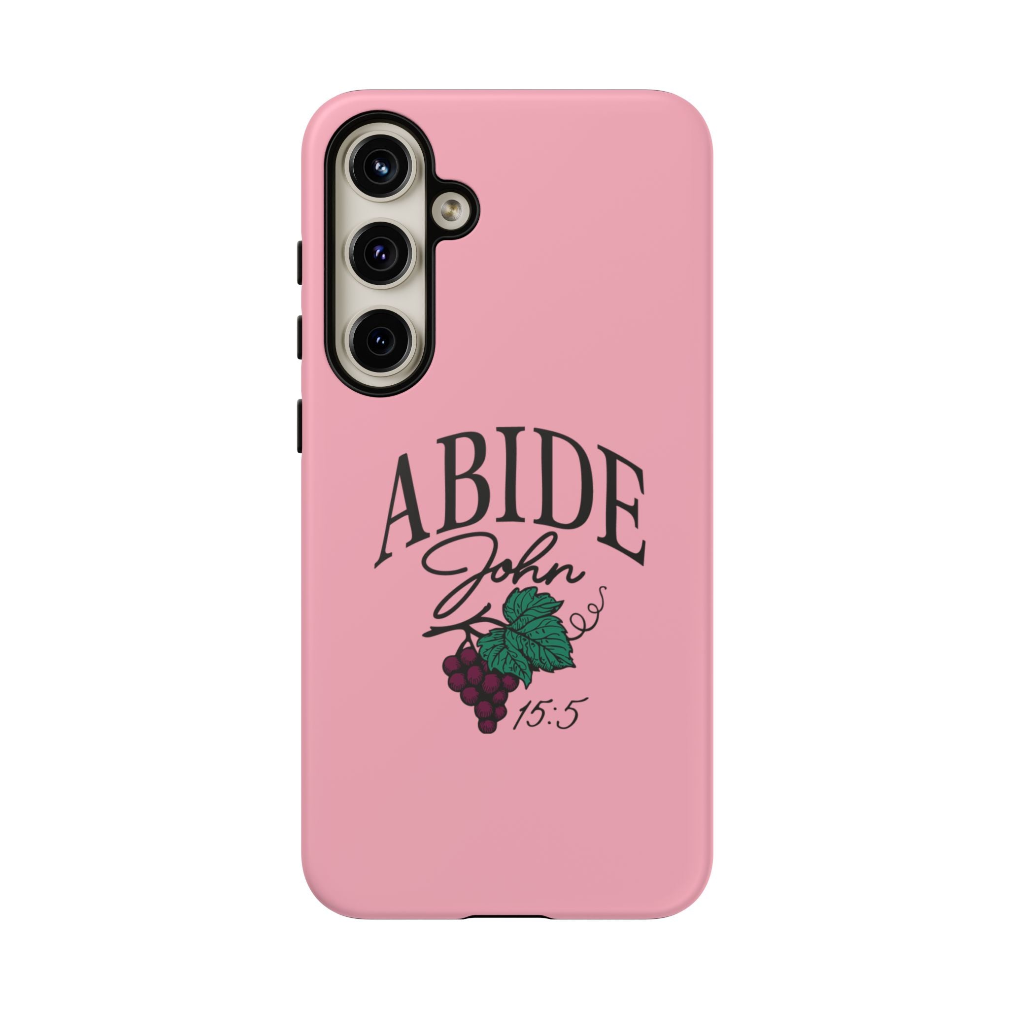 Abide Phone Case – John 15:5 Christian Tough Cover