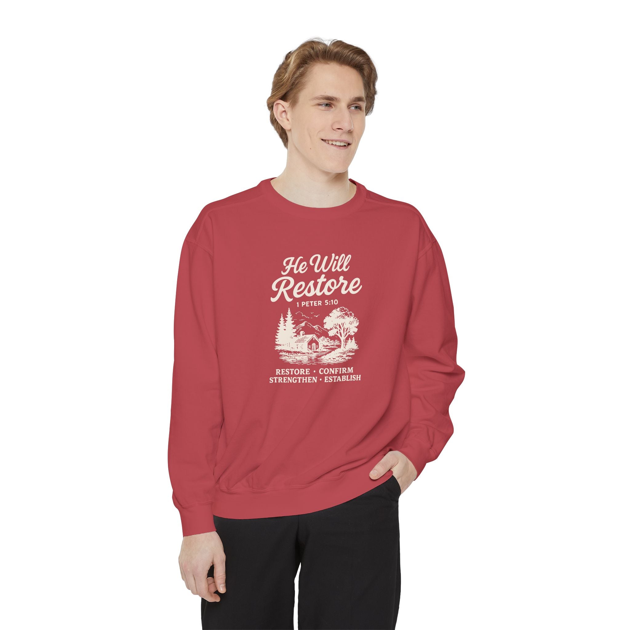 He Will Restore – Inspirational Christian Cozy Sweater