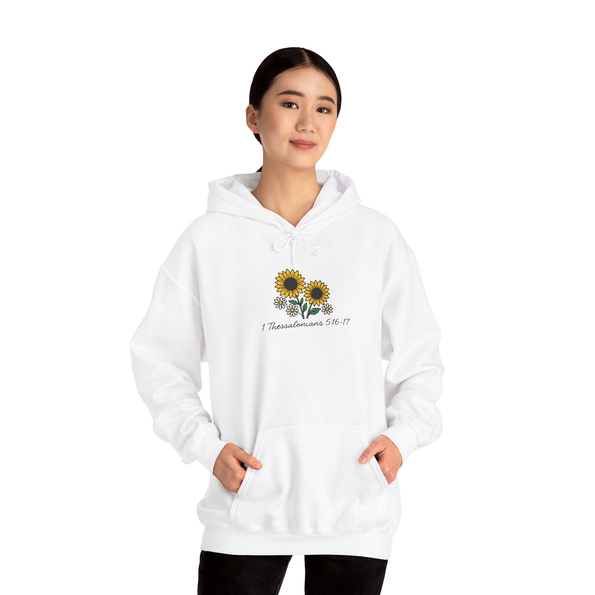 Rejoice Always Hoodie – Sunflower Christian Faith Apparel