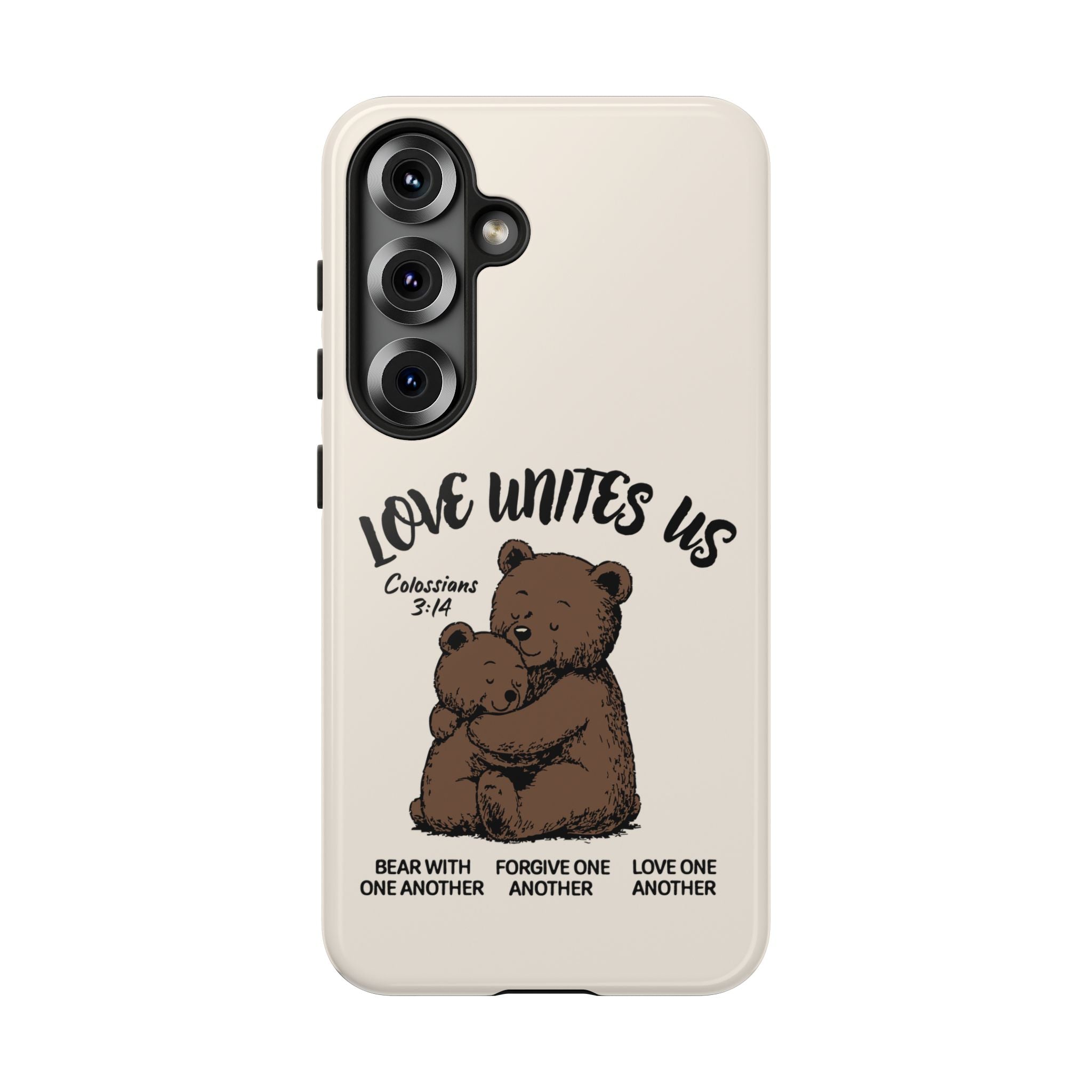 Love Unites Us Phone Case – Colossians 3:14 Scripture