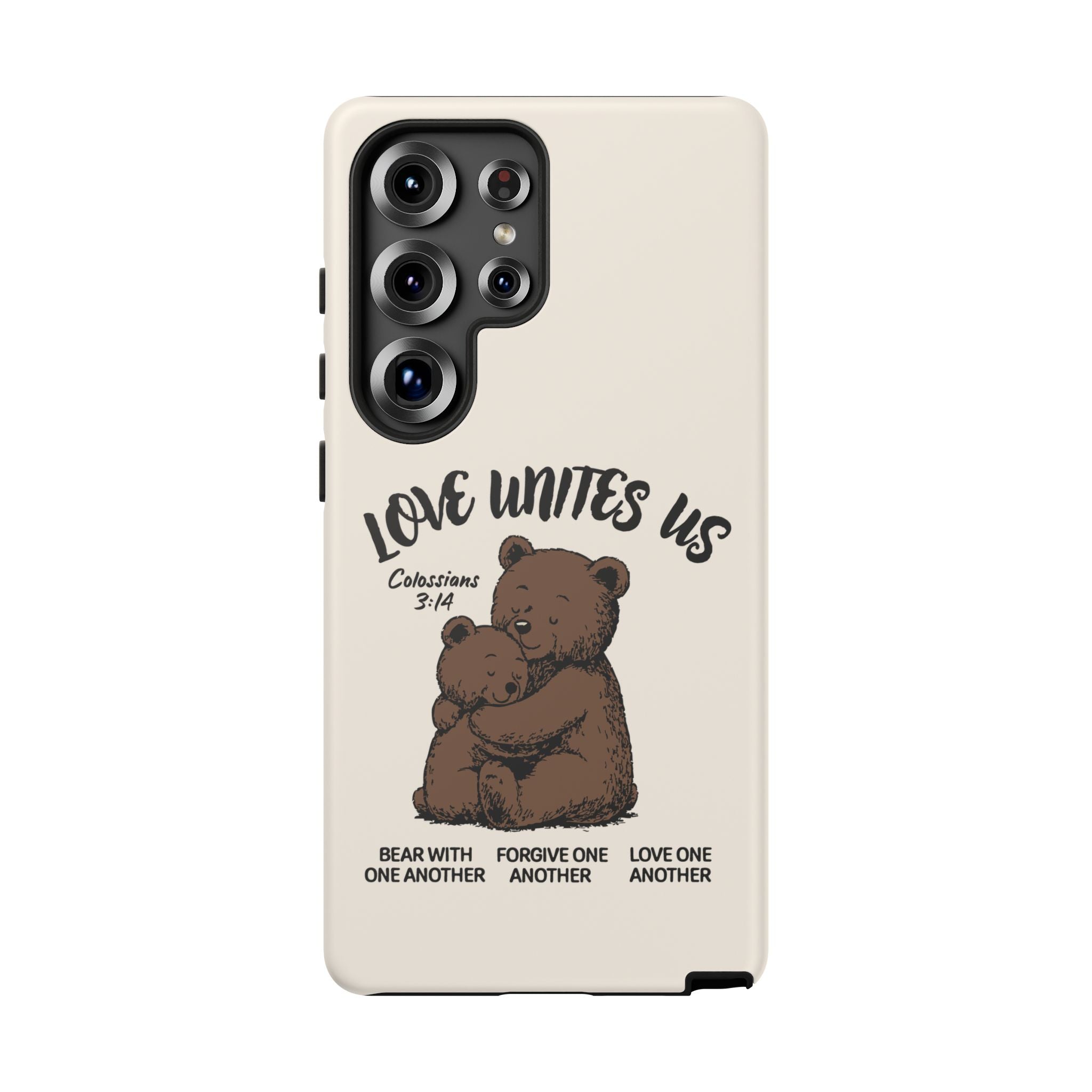Love Unites Us Phone Case – Colossians 3:14 Scripture