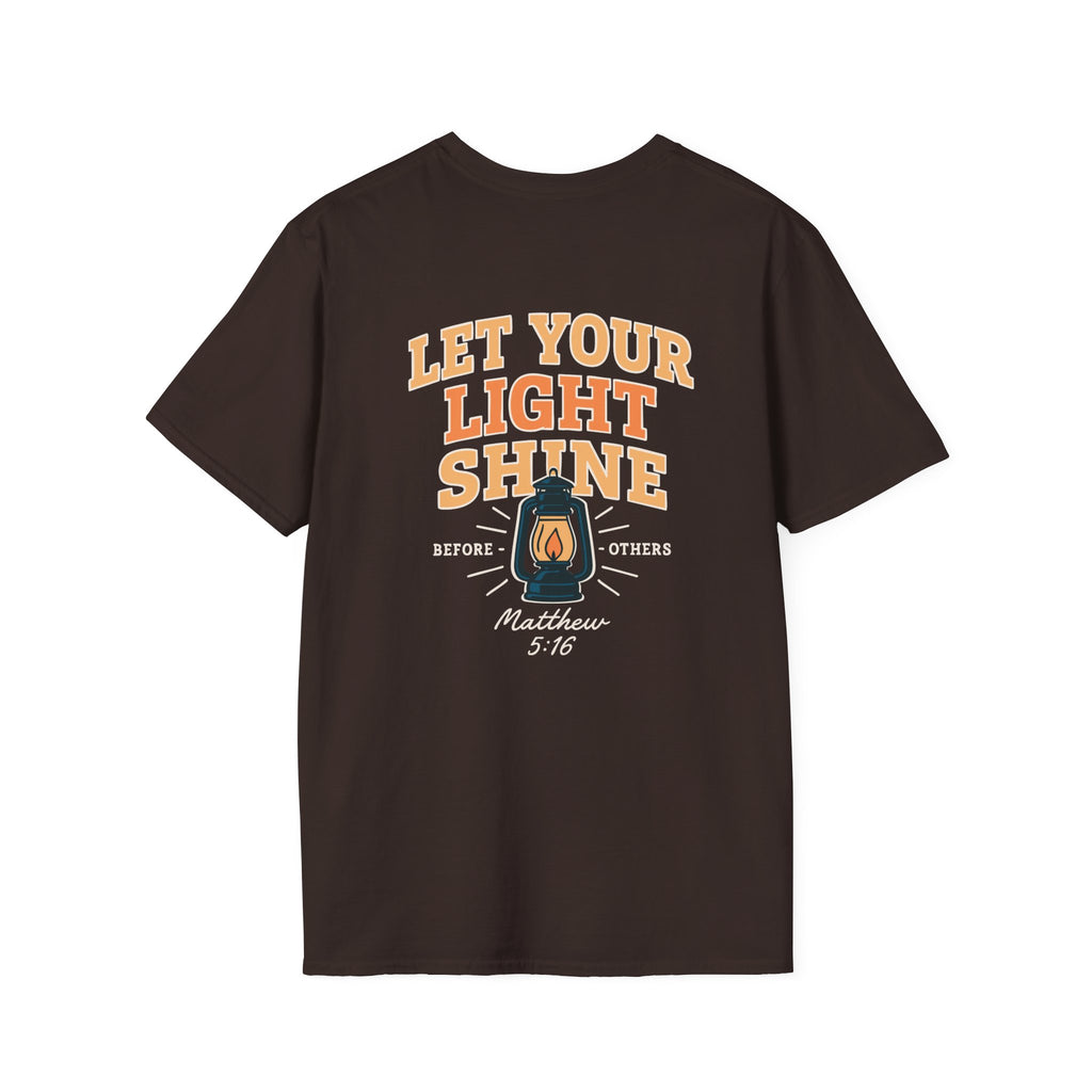 Let Your Light Shine – Matthew 5:16 Christian Tee
