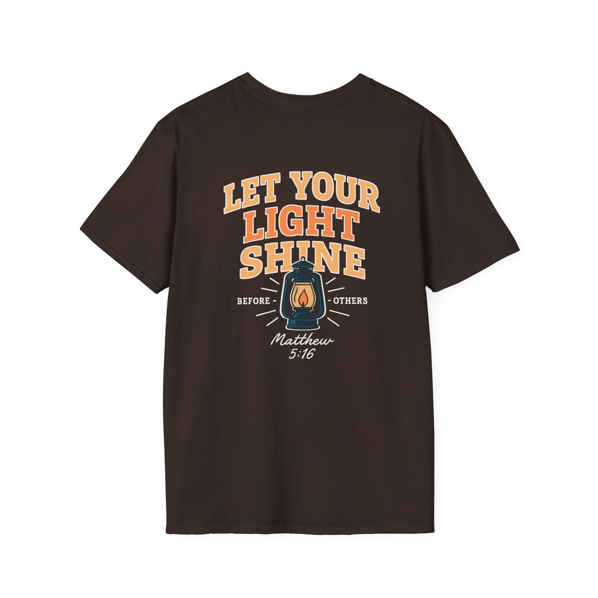 Let Your Light Shine – Matthew 5:16 Christian Tee