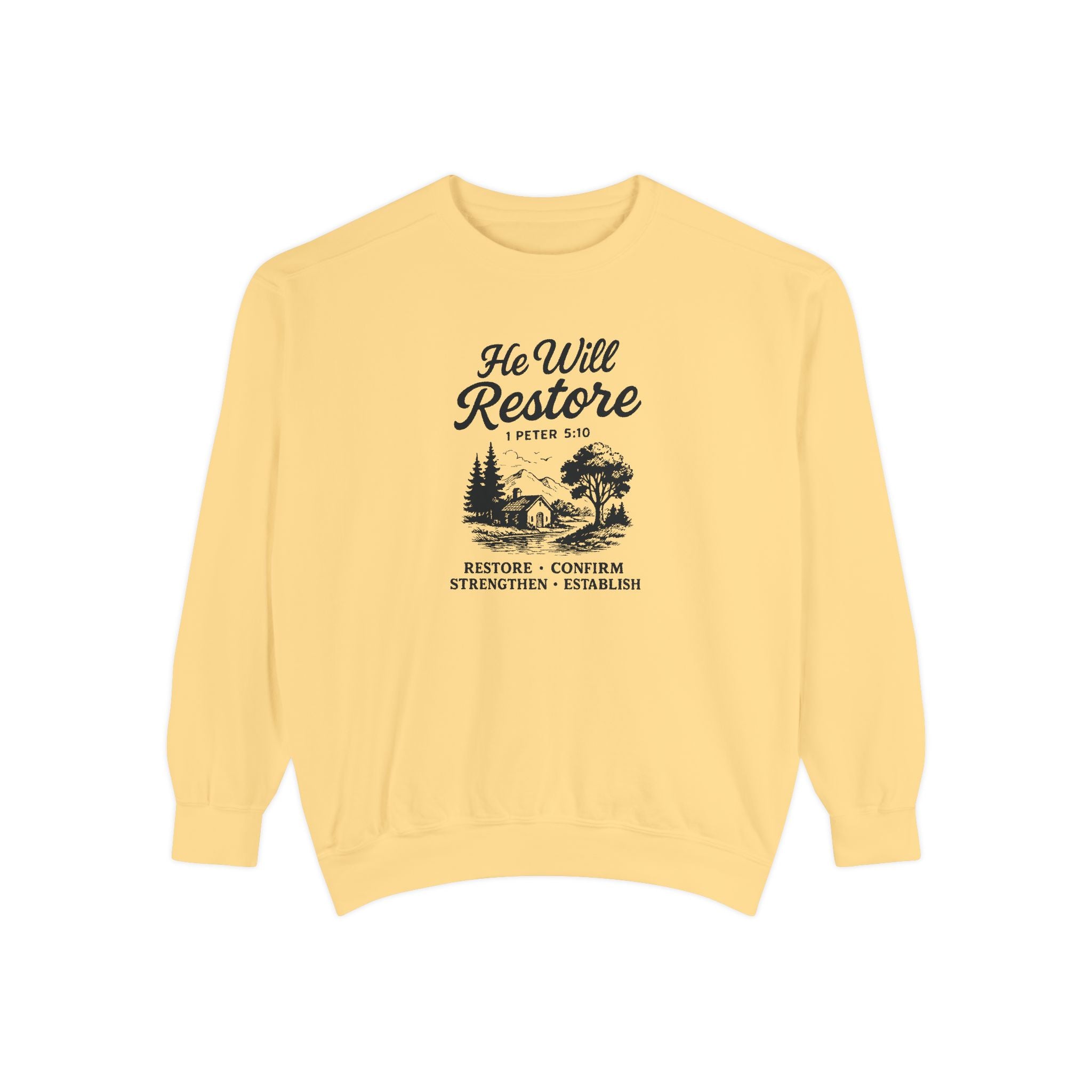 He Will Restore – Inspirational Christian Cozy Sweater
