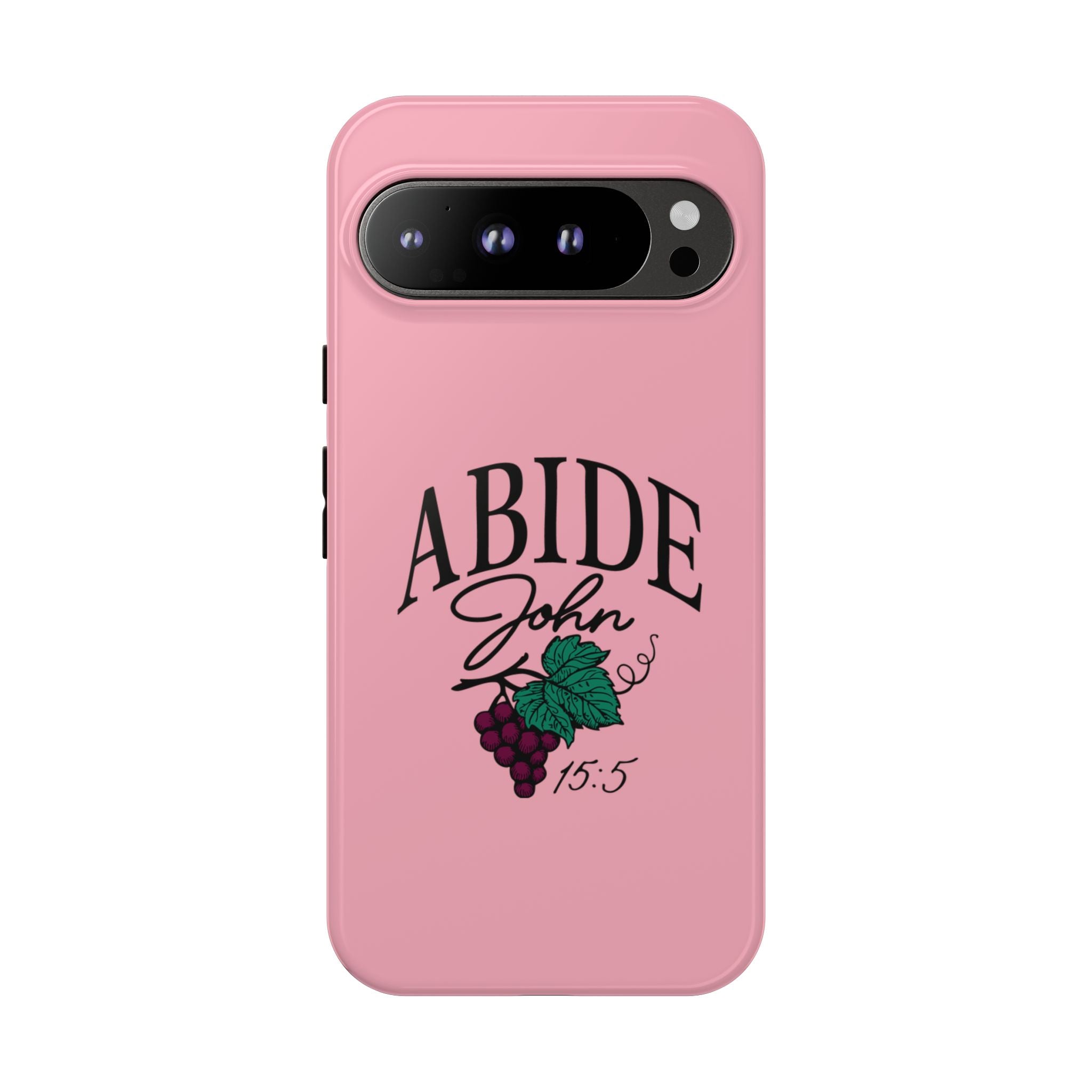 Abide Phone Case – John 15:5 Christian Tough Cover