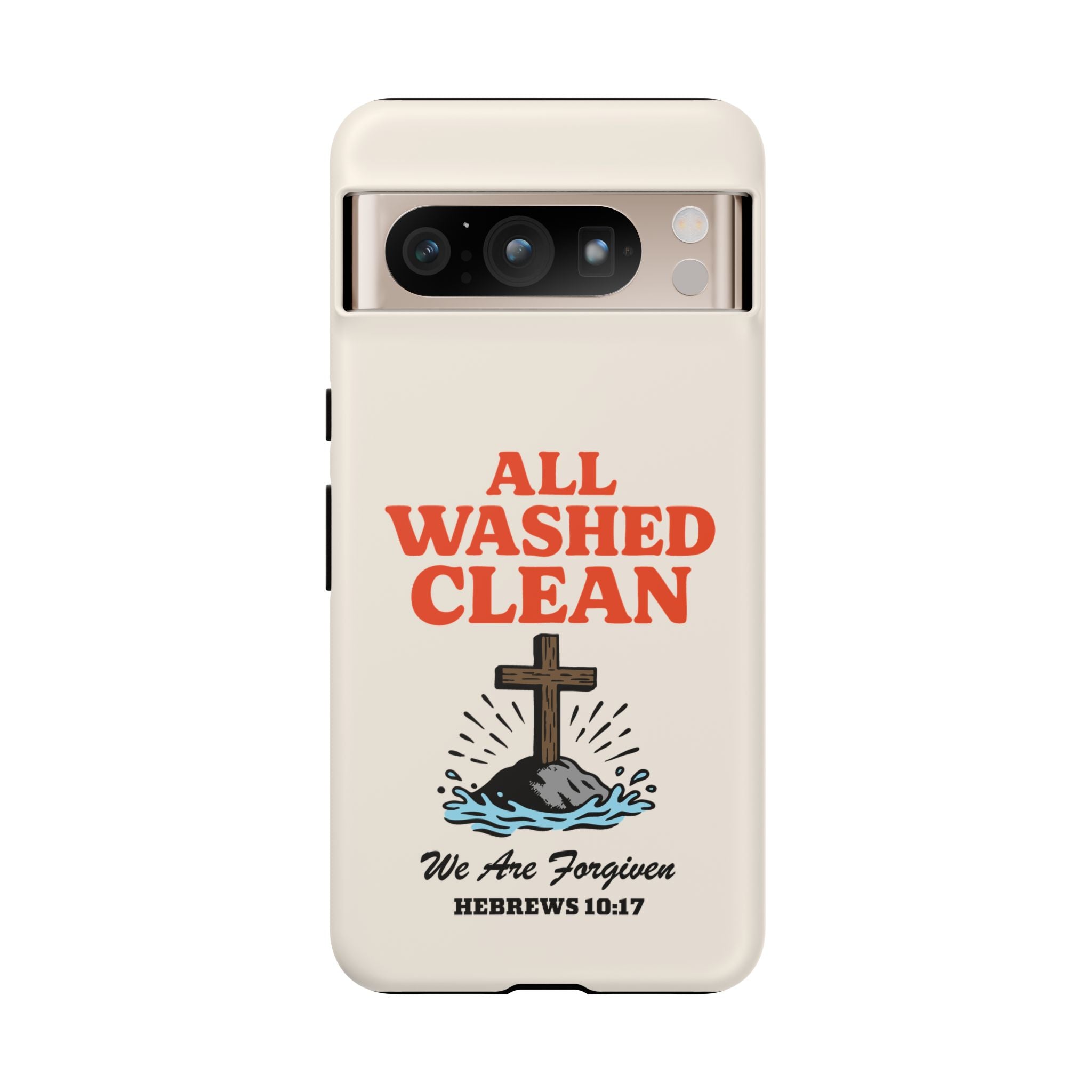All Washed Clean Phone Case – Hebrews 10:17 Scripture