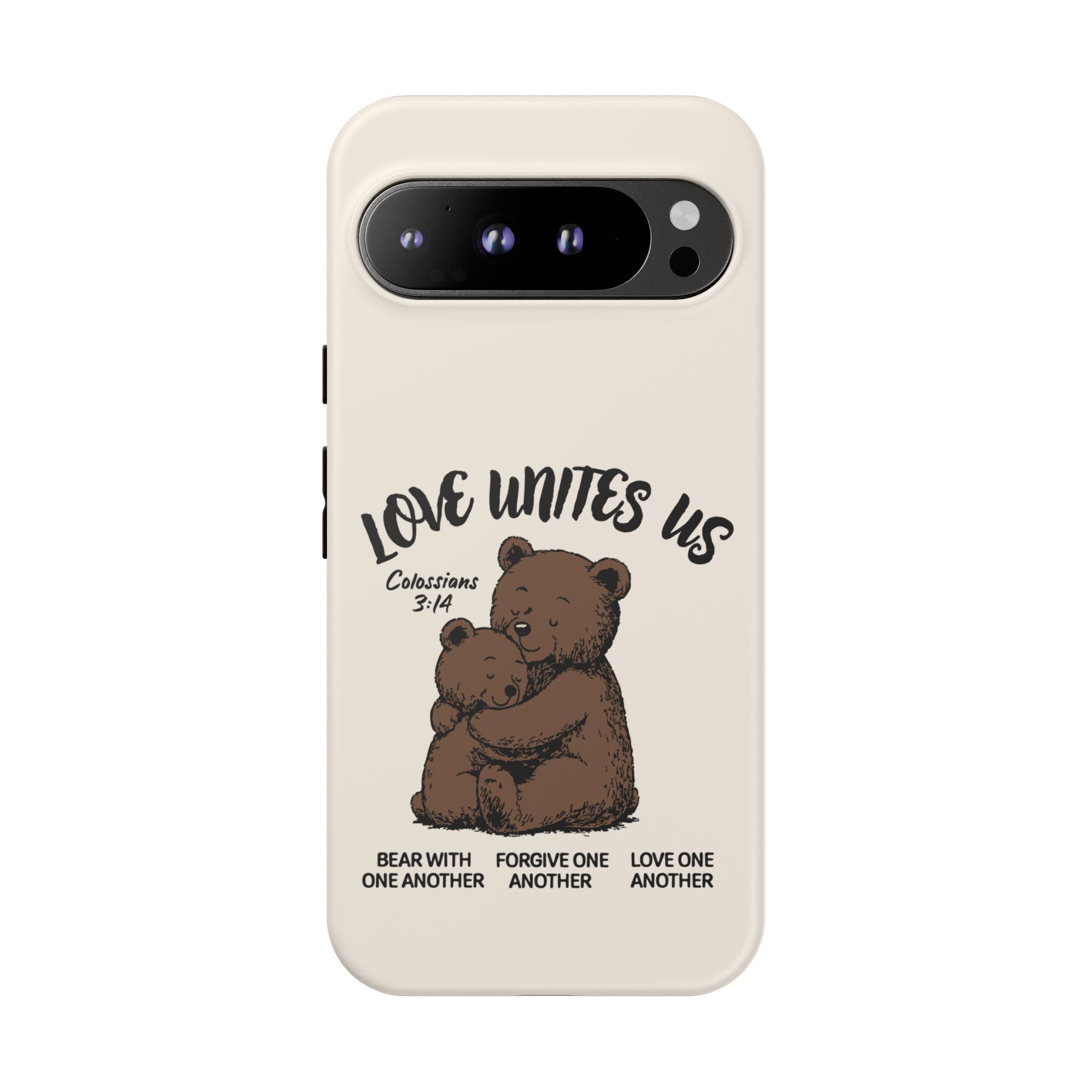 Love Unites Us Phone Case – Colossians 3:14 Scripture