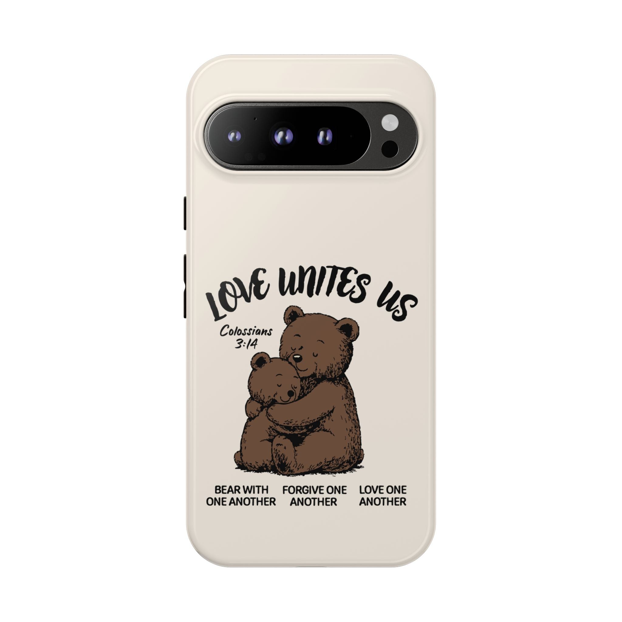 Love Unites Us Phone Case – Colossians 3:14 Scripture