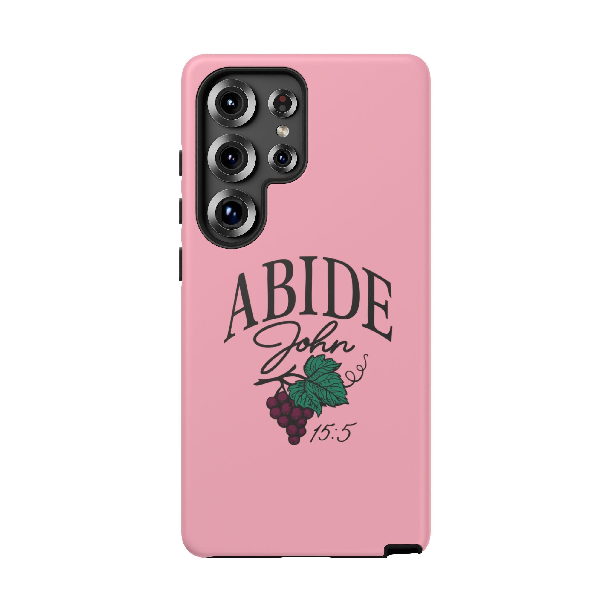 Abide Phone Case – John 15:5 Christian Tough Cover