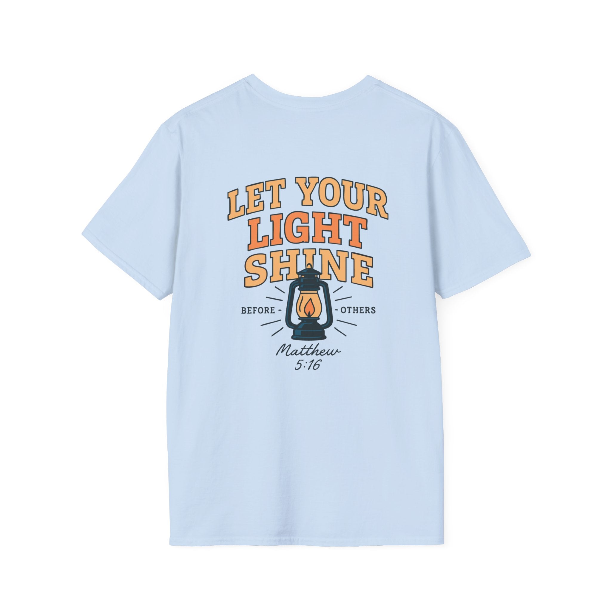 Let Your Light Shine – Matthew 5:16 Christian Tee