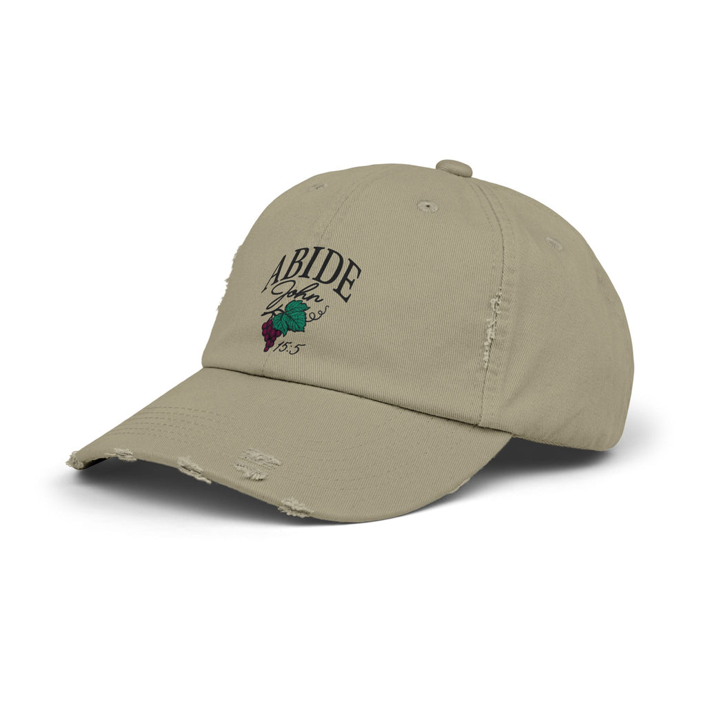 Abide Cap – John 15:5 Embroidered Christian Hat