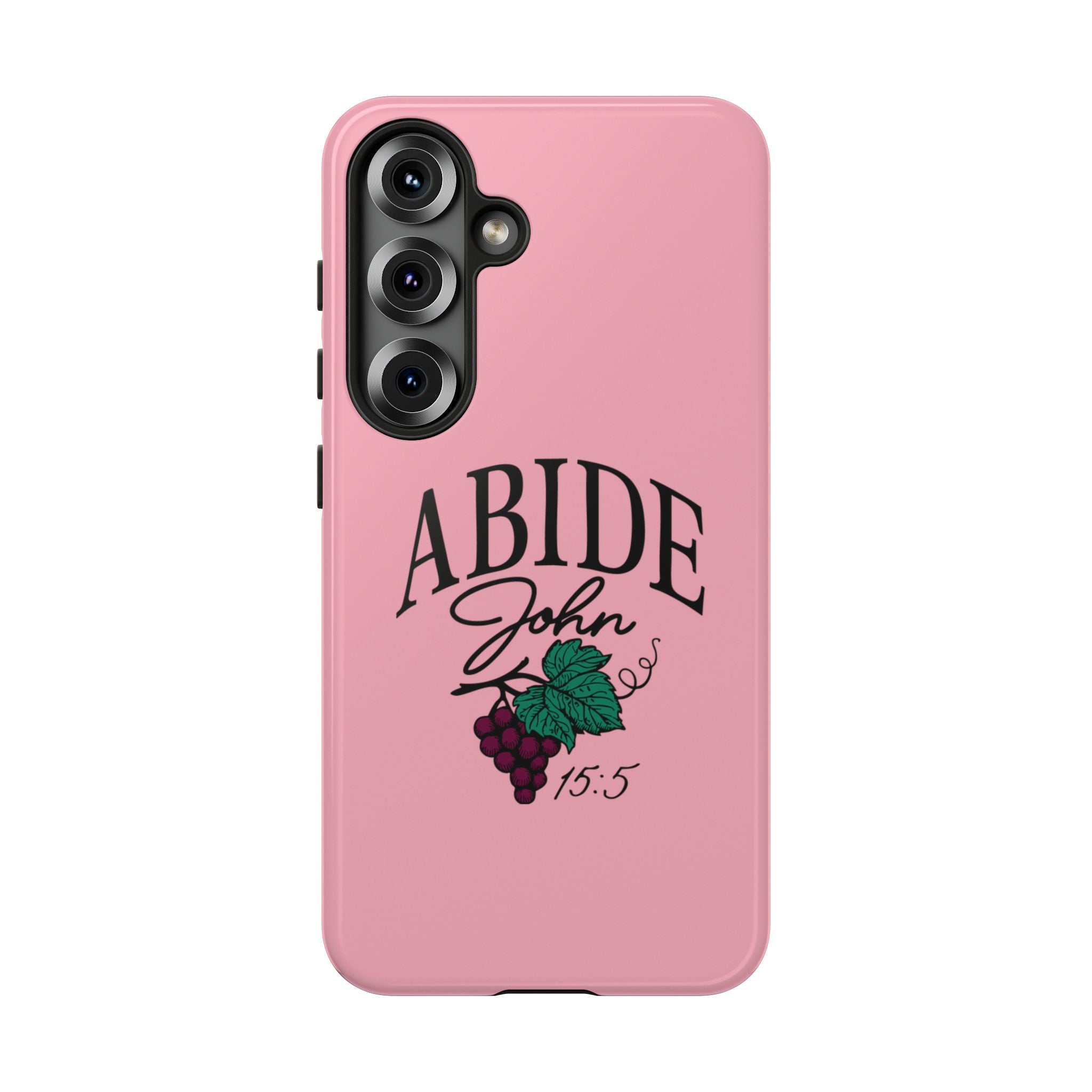 Abide Phone Case – John 15:5 Christian Tough Cover