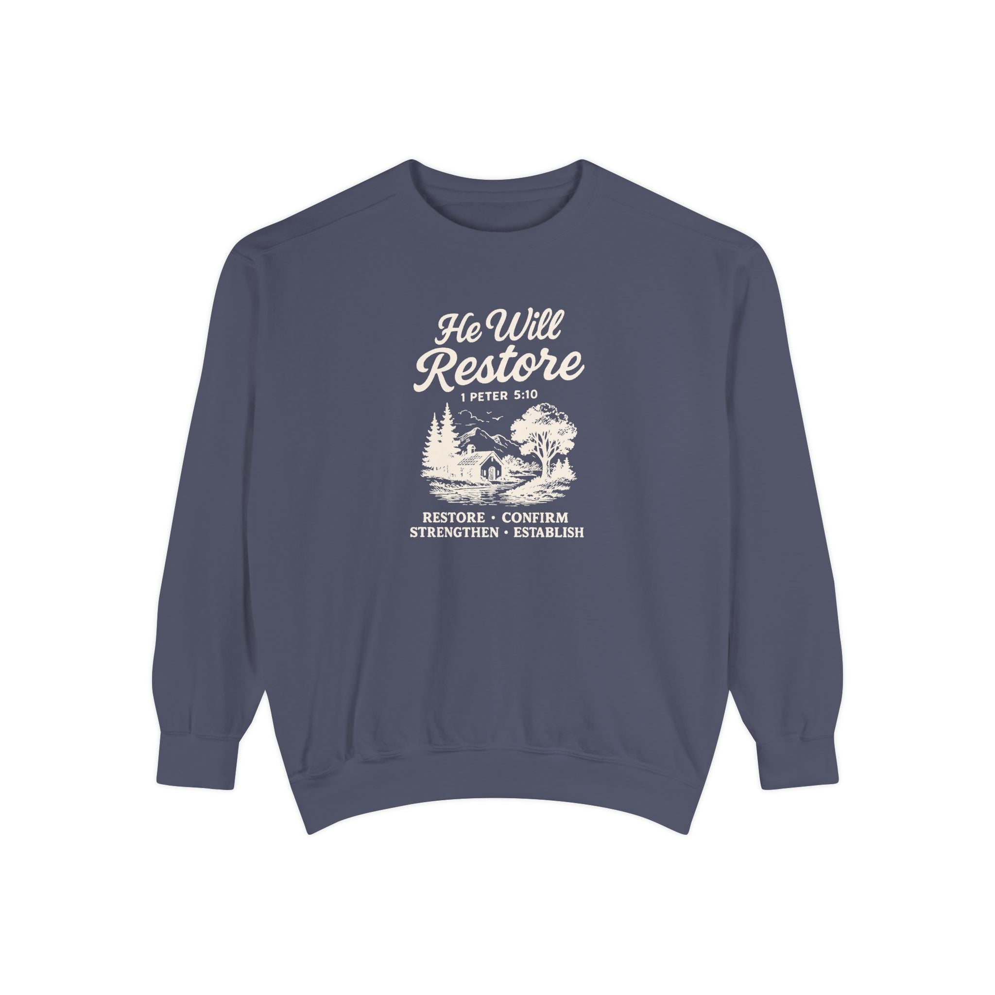He Will Restore – Inspirational Christian Cozy Sweater
