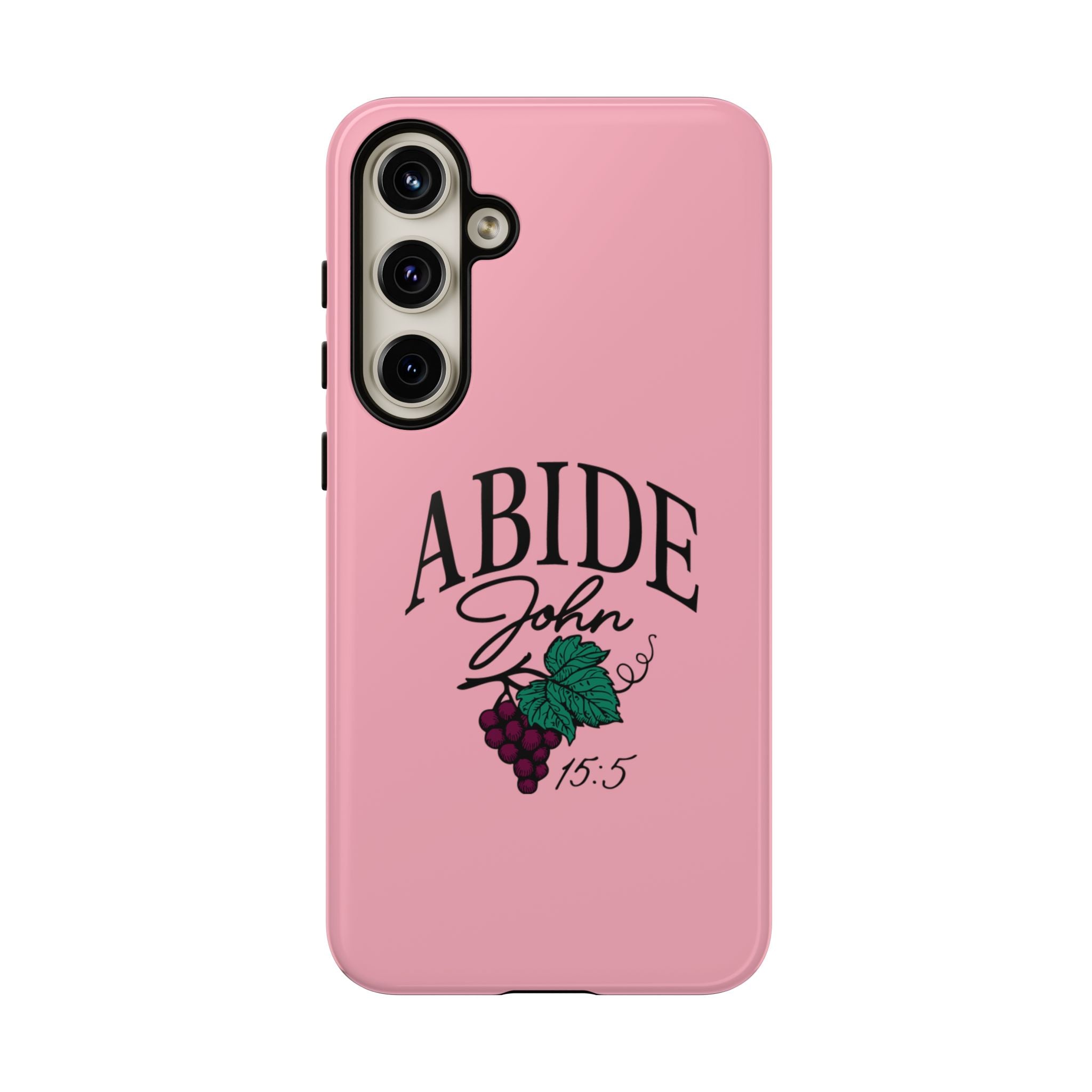 Abide Phone Case – John 15:5 Christian Tough Cover