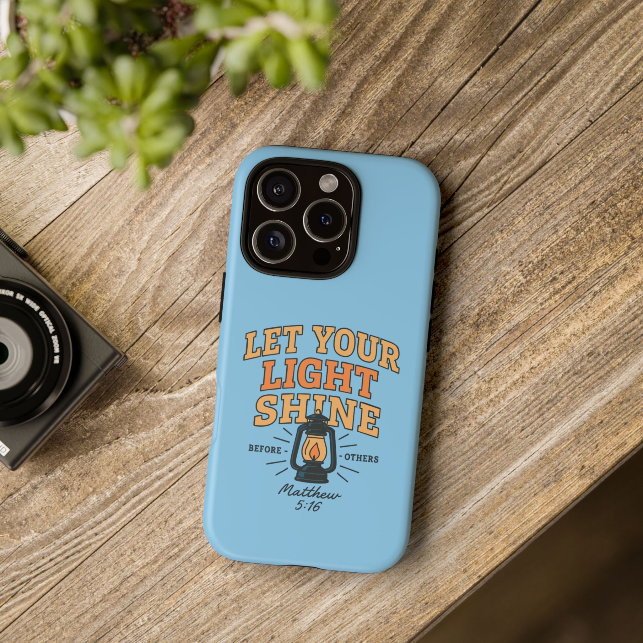 Let Your Light Shine Phone Case – Matthew 5:16