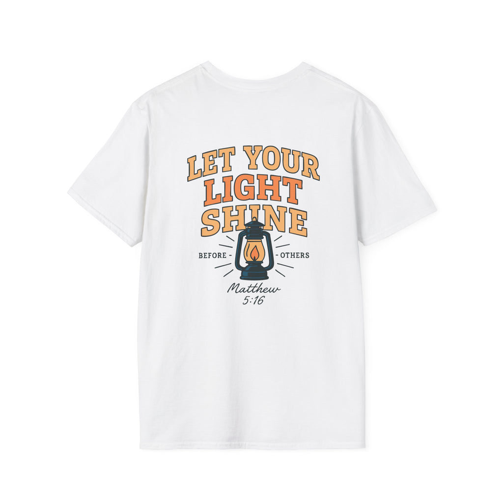 Let Your Light Shine – Matthew 5:16 Christian Tee