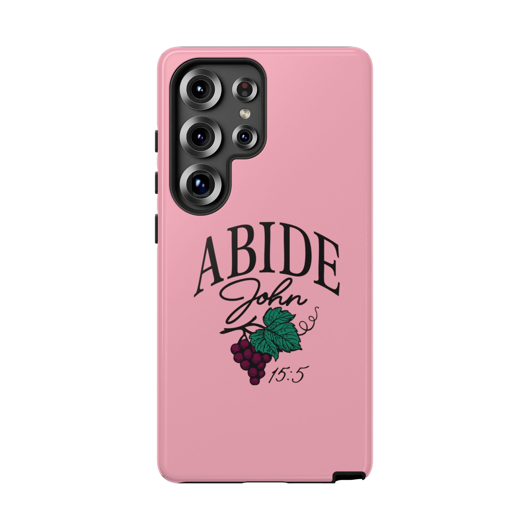 Abide Phone Case – John 15:5 Christian Tough Cover