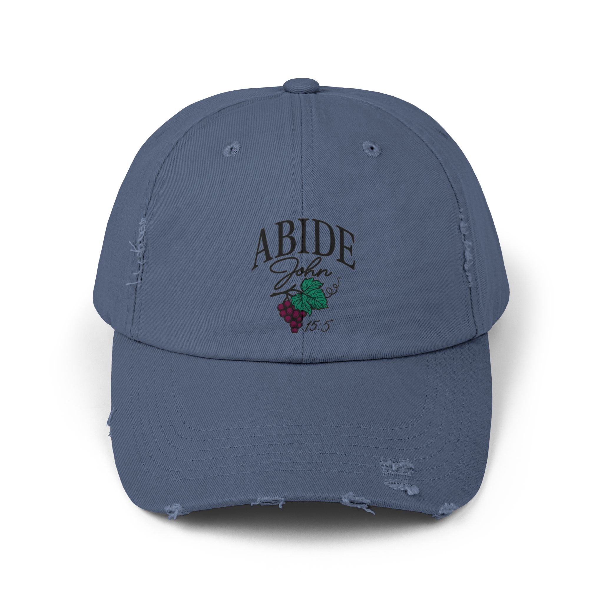 Abide Cap – John 15:5 Embroidered Christian Hat