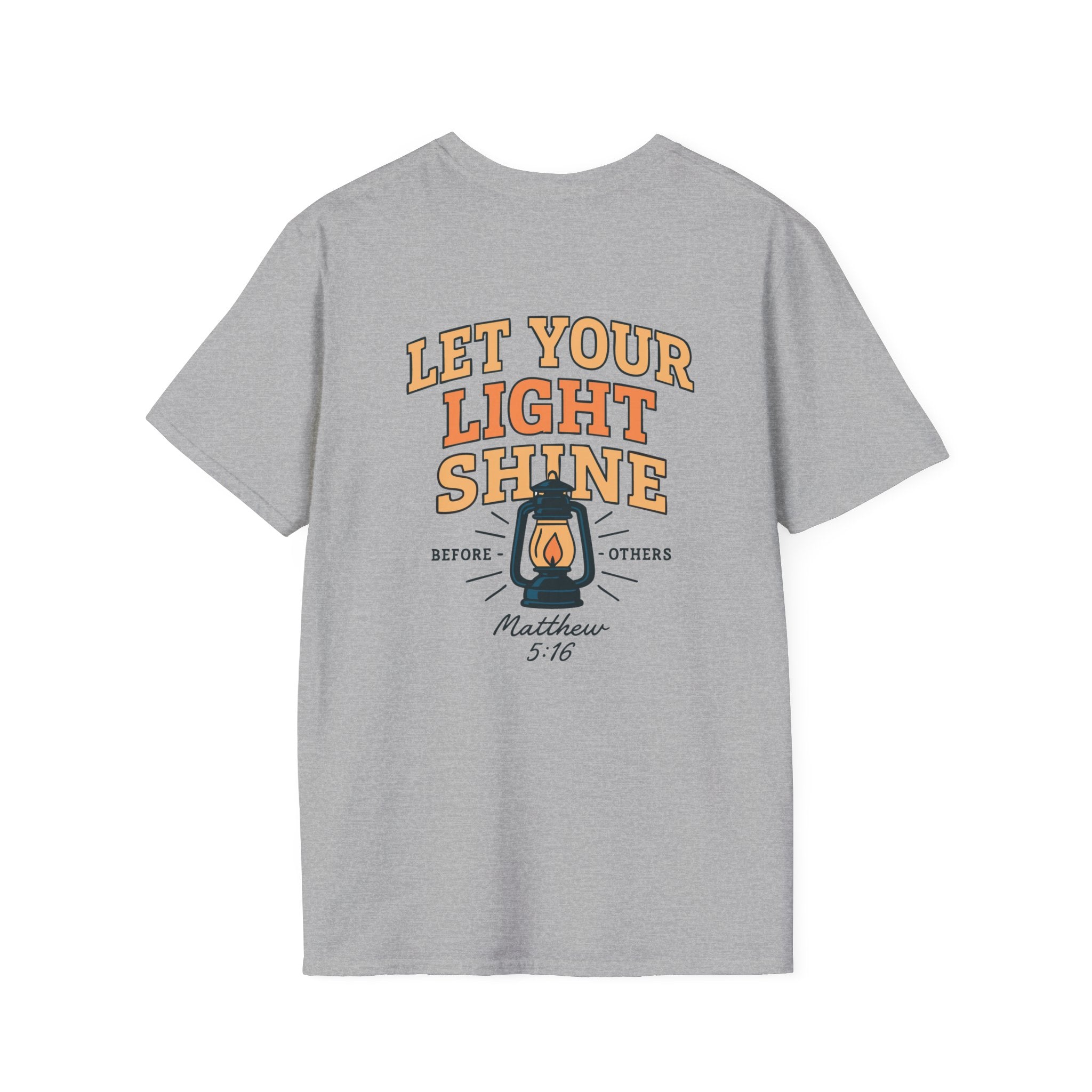 Let Your Light Shine – Matthew 5:16 Christian Tee