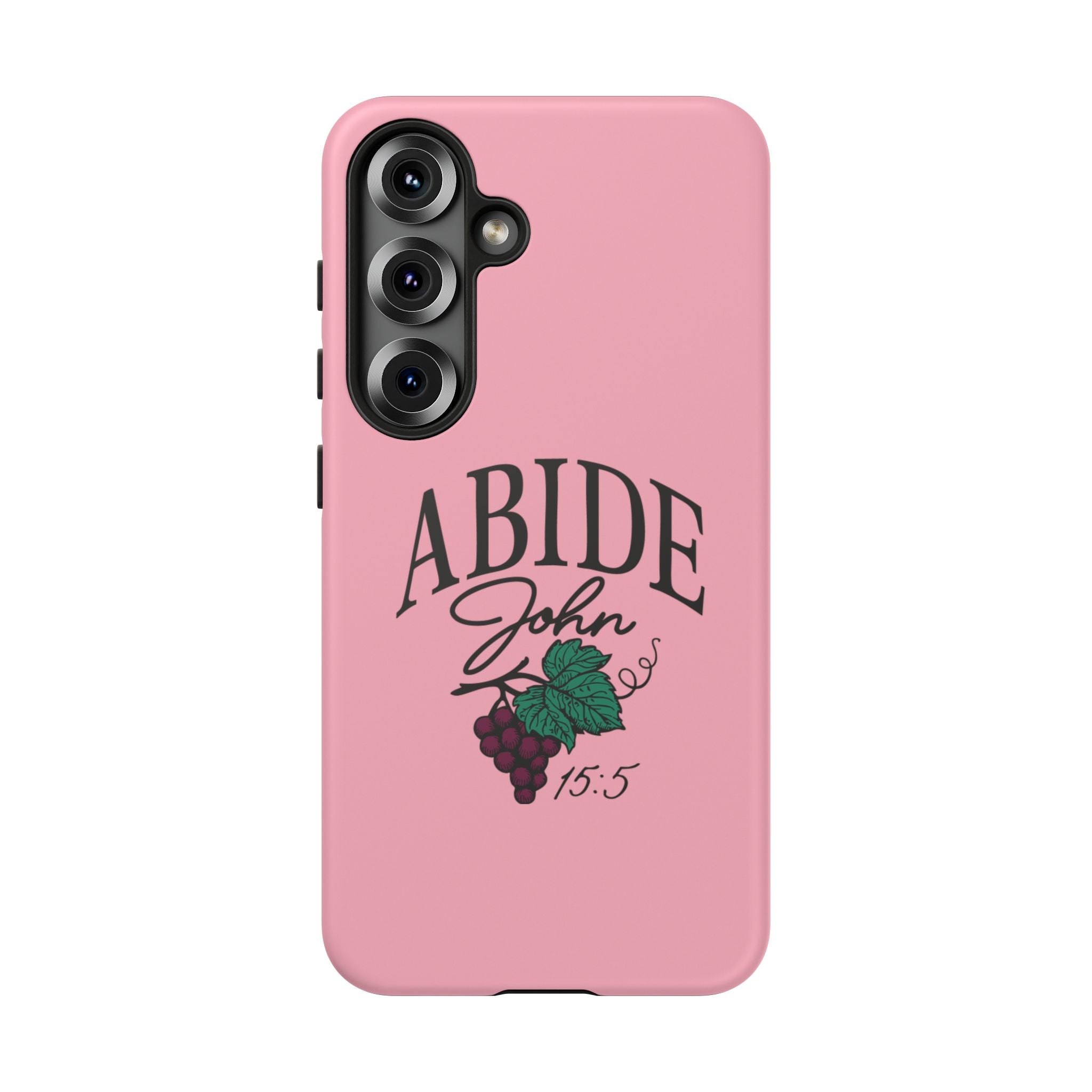 Abide Phone Case – John 15:5 Christian Tough Cover