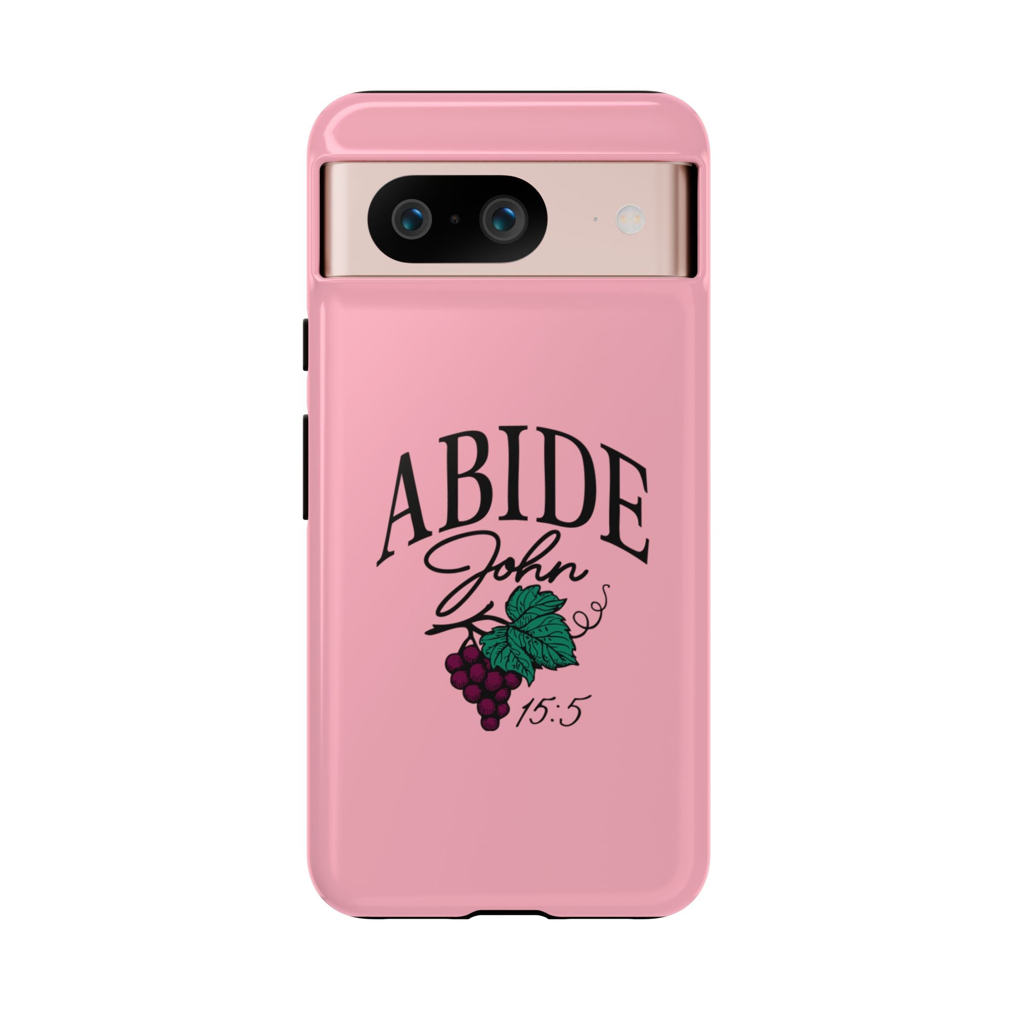 Abide Phone Case – John 15:5 Christian Tough Cover