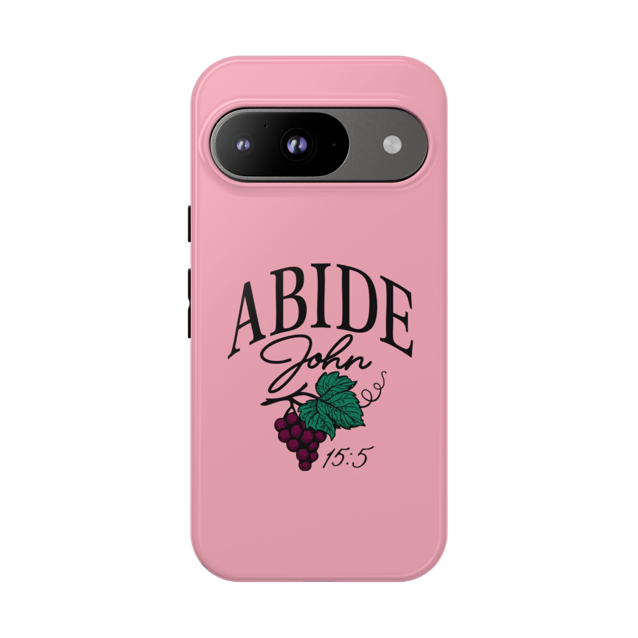 Abide Phone Case – John 15:5 Christian Tough Cover