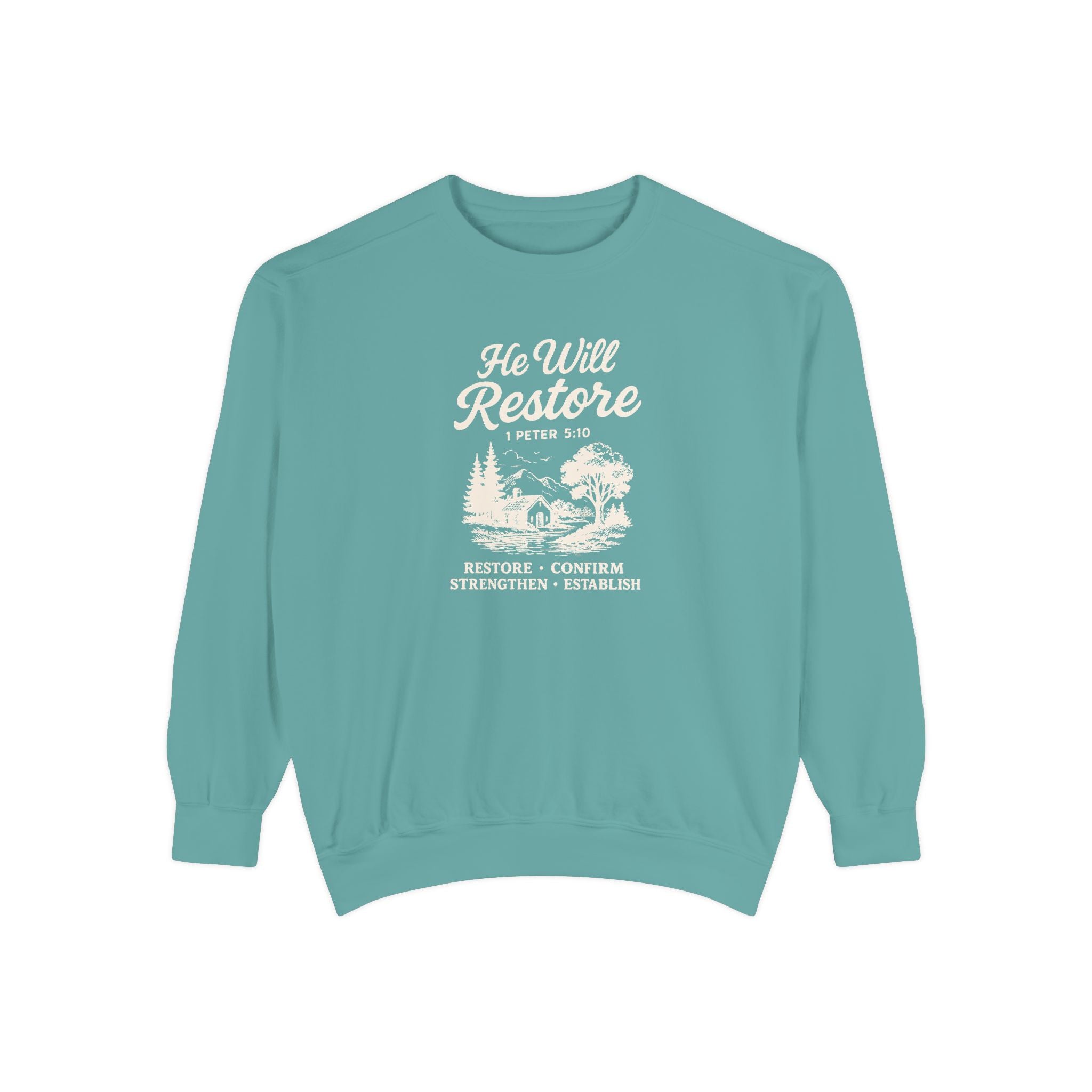He Will Restore – Inspirational Christian Cozy Sweater