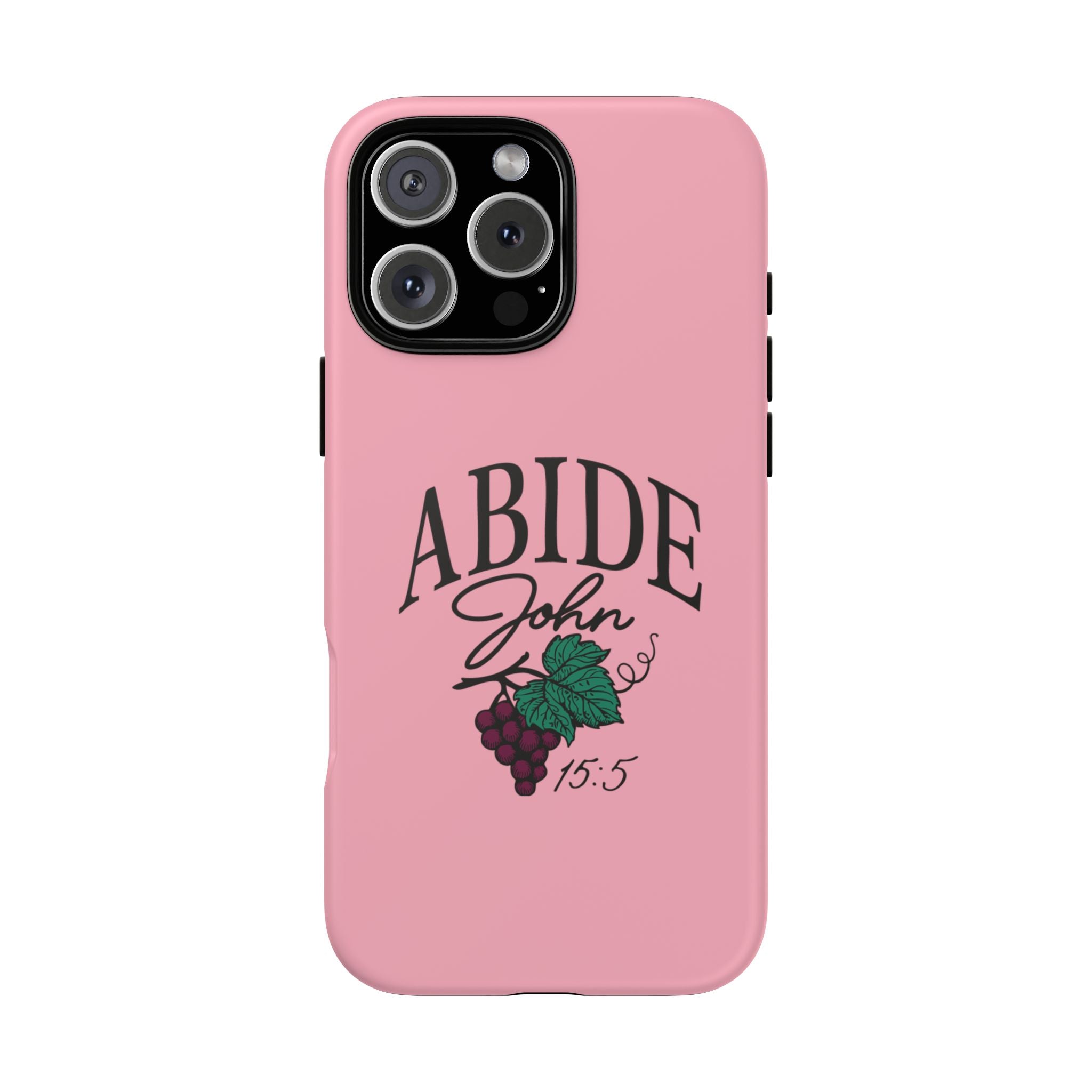 Abide Phone Case – John 15:5 Christian Tough Cover
