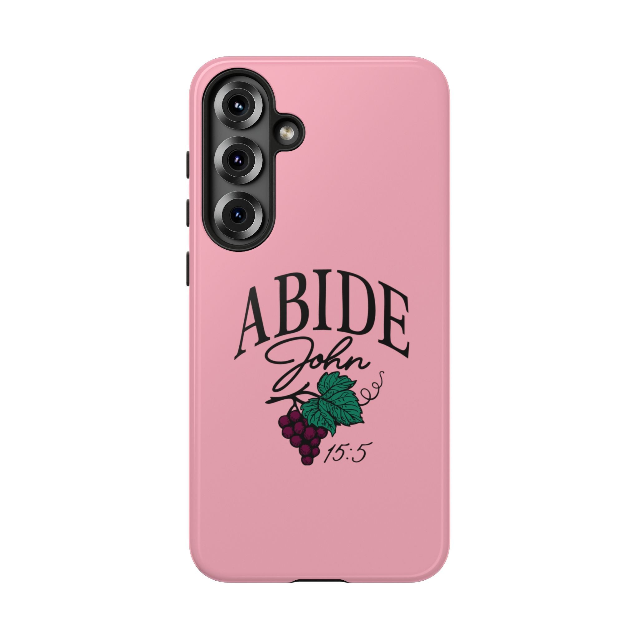 Abide Phone Case – John 15:5 Christian Tough Cover