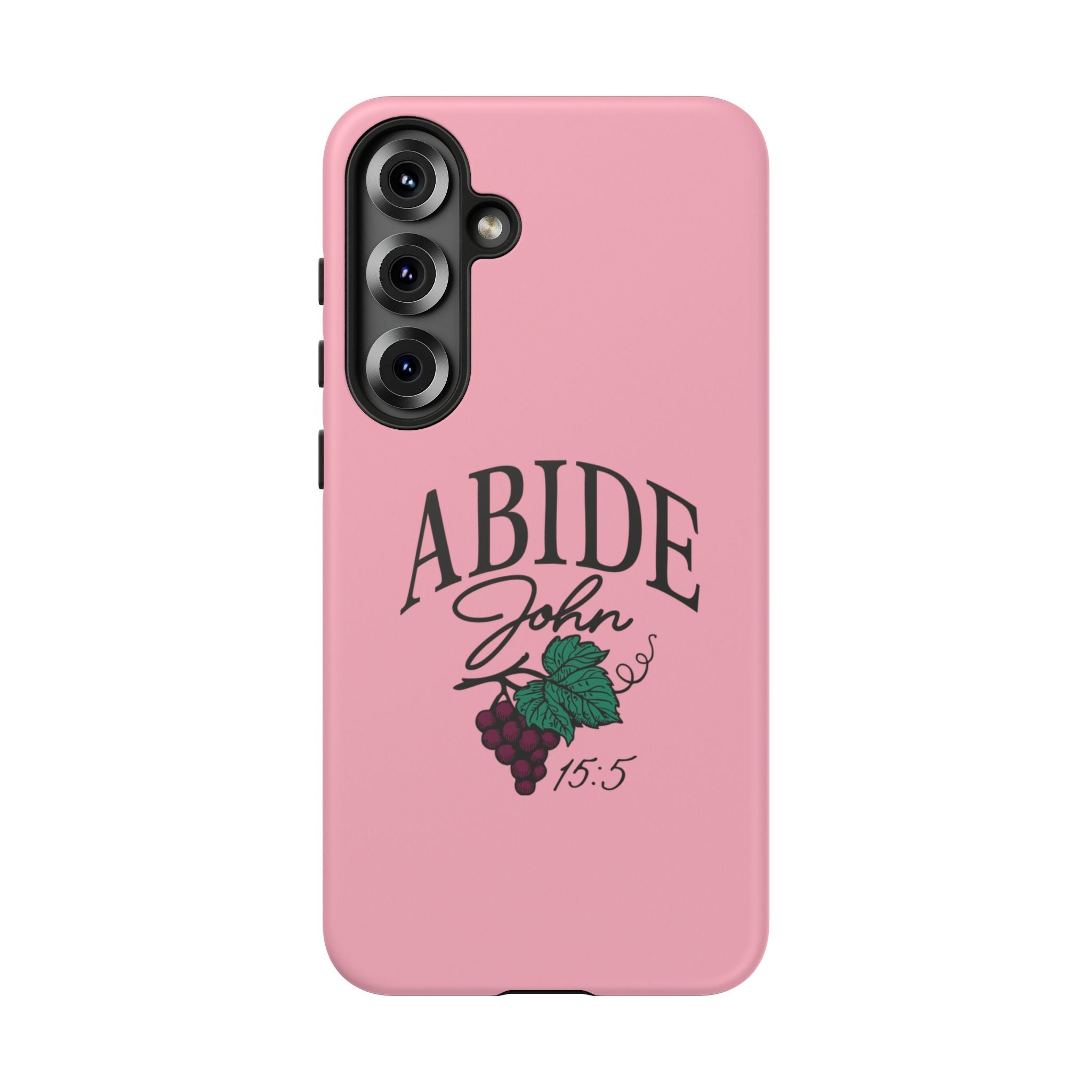 Abide Phone Case – John 15:5 Christian Tough Cover