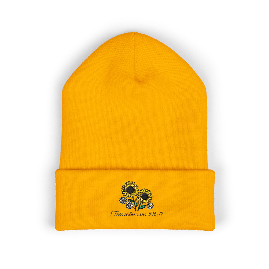 Rejoice Always Beanie – 1 Thessalonians 5:16-17 Apparel