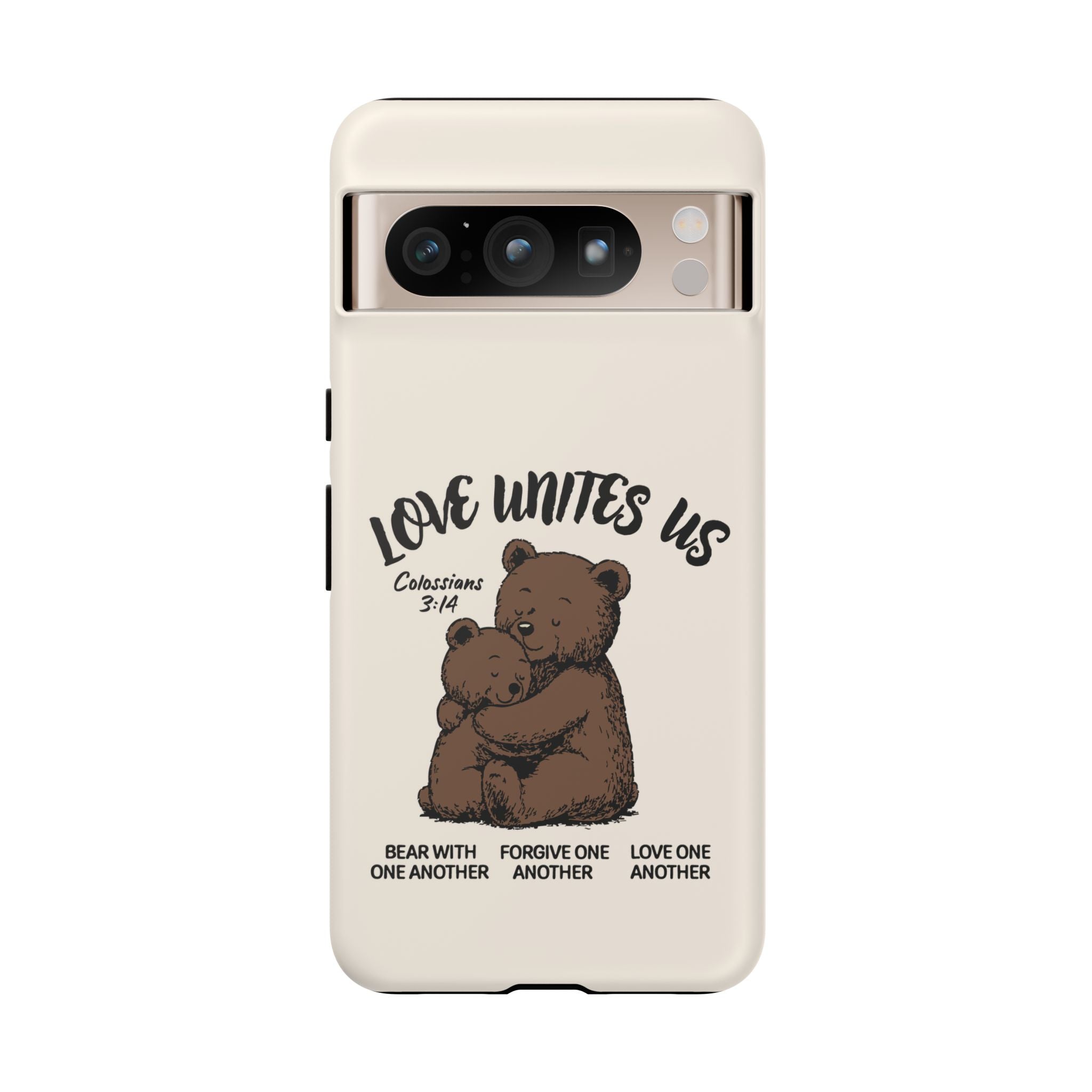 Love Unites Us Phone Case – Colossians 3:14 Scripture