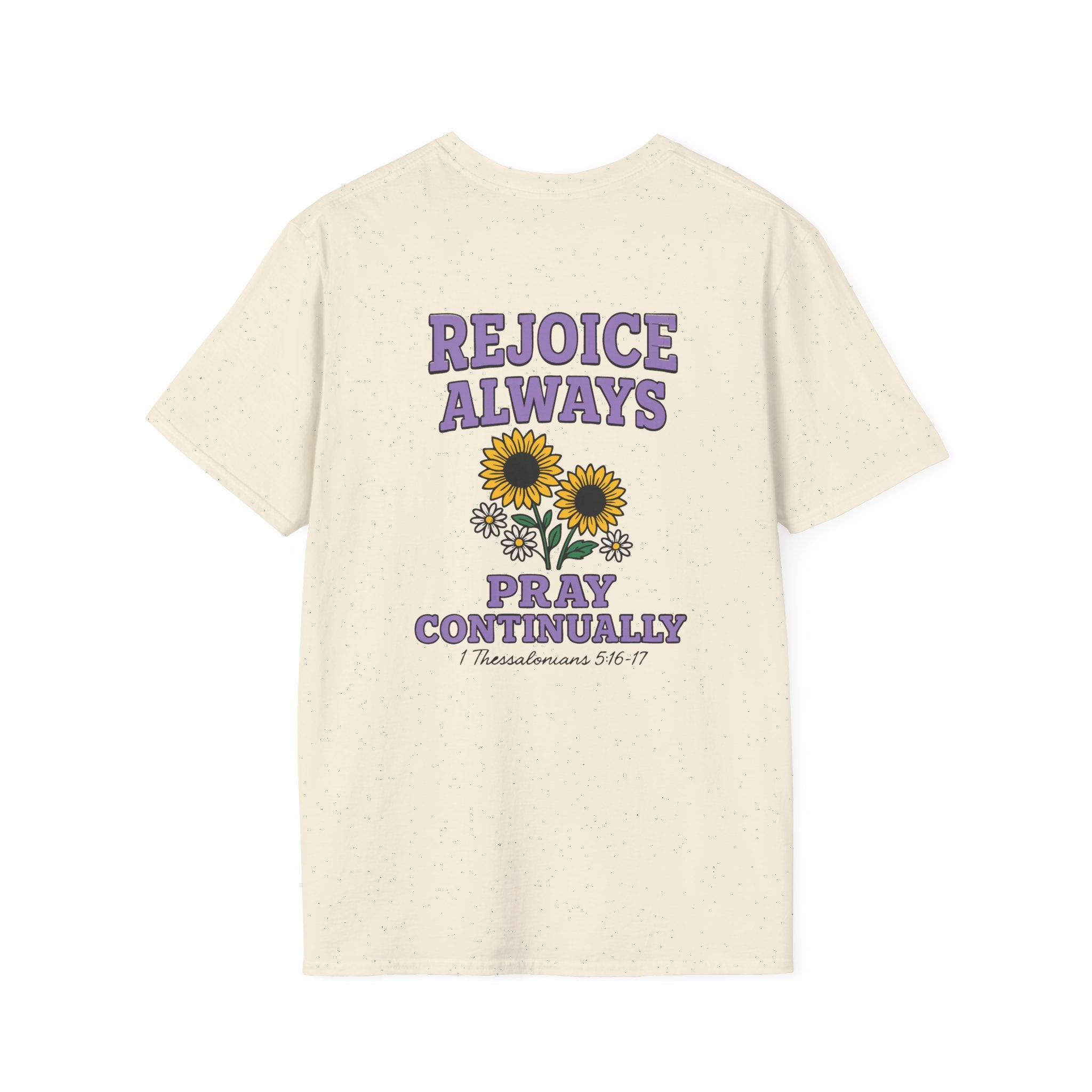 Sunflower Blessings – Rejoice & Pray Christian Tee