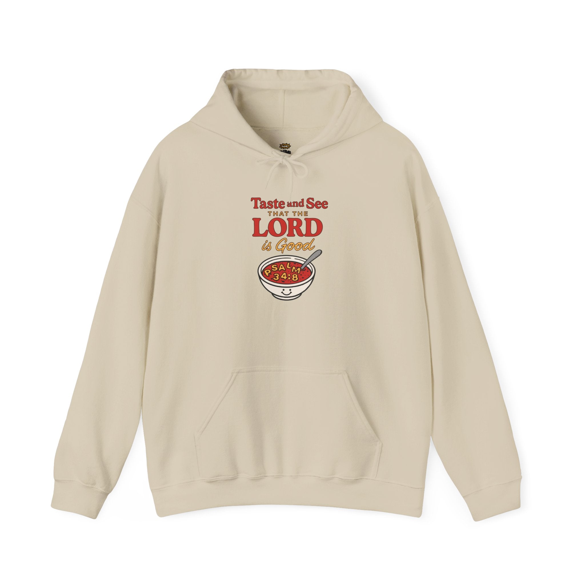 Taste and See Hoodie – Psalm 34:8 Christian Apparel