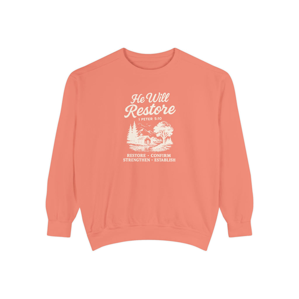 He Will Restore – Inspirational Christian Cozy Sweater