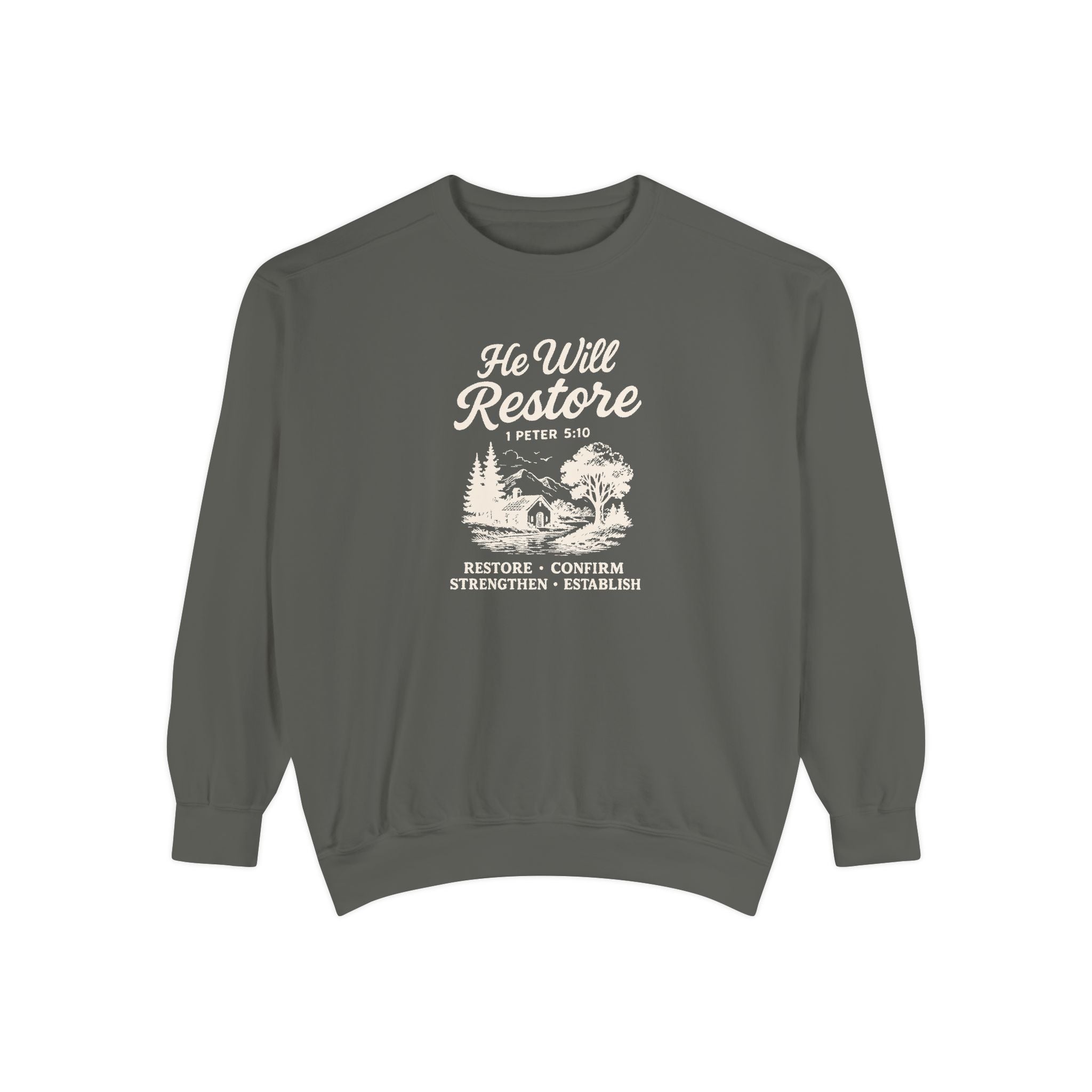 He Will Restore – Inspirational Christian Cozy Sweater