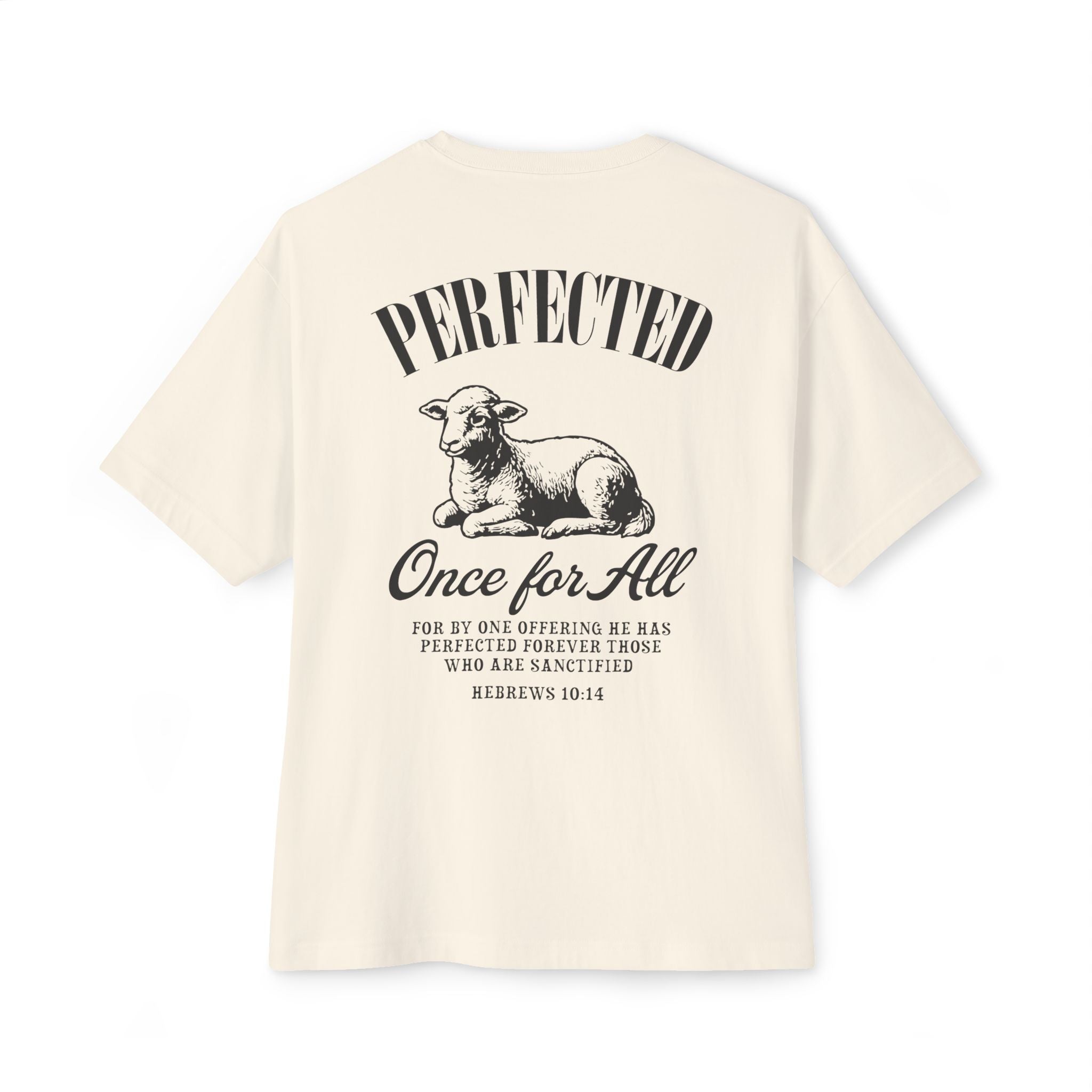 Perfected Once For All - Faith Oversized Tee