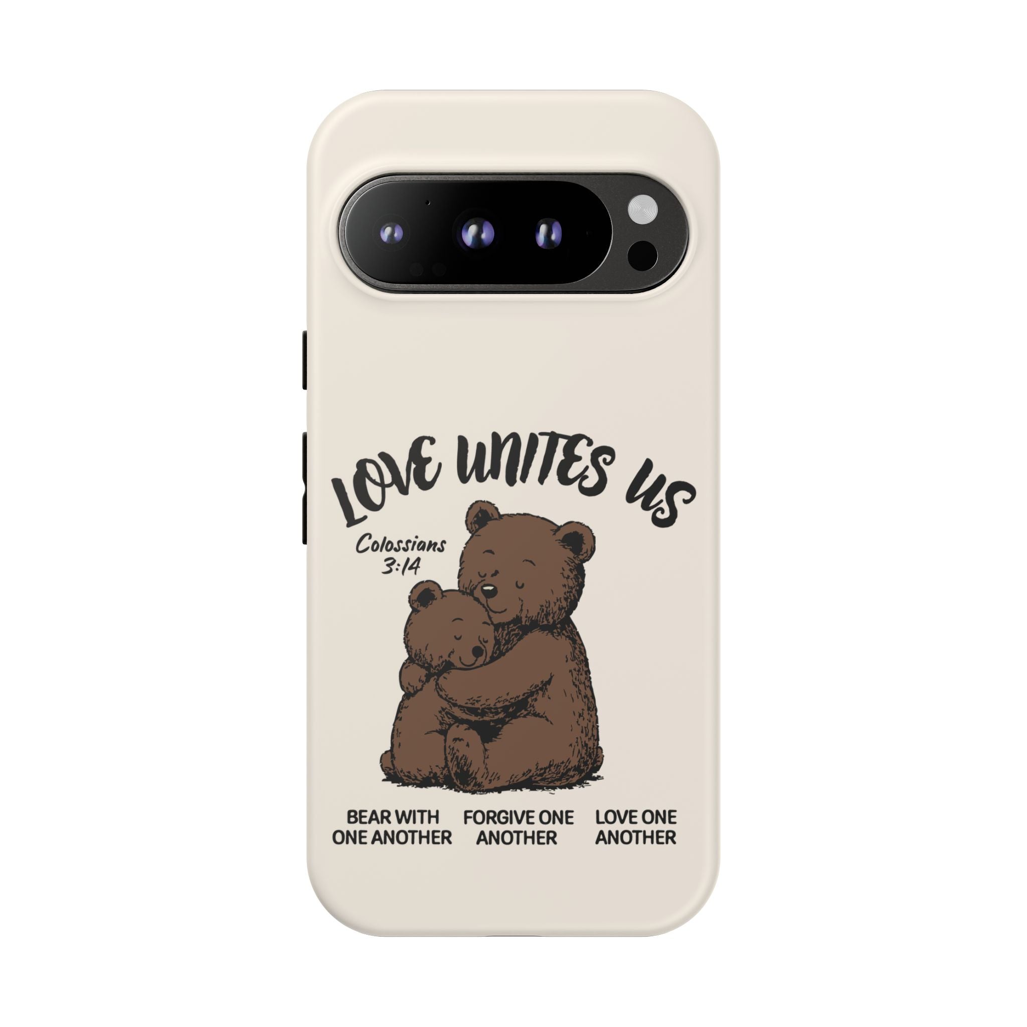 Love Unites Us Phone Case – Colossians 3:14 Scripture